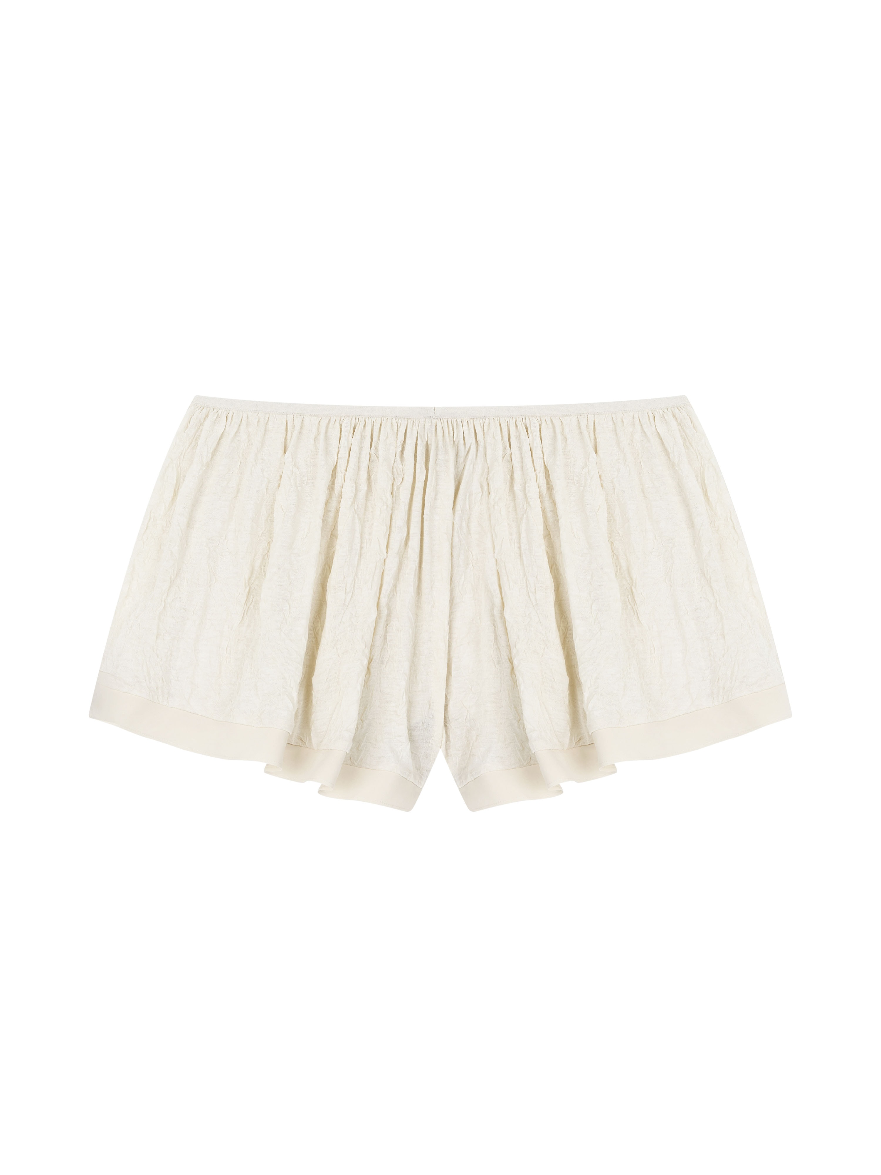 Mini Ruffle Pants (ecru)