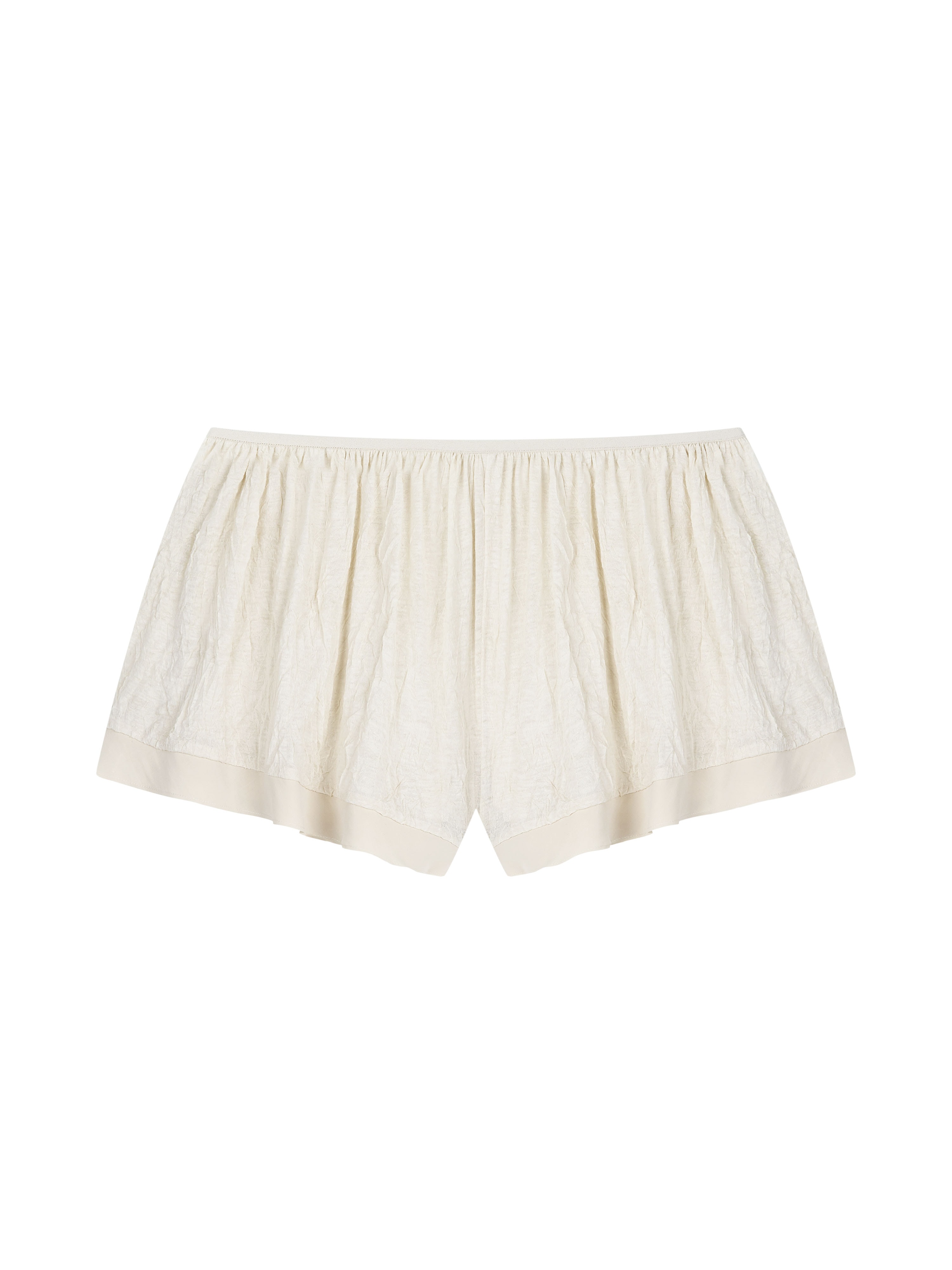 Mini Ruffle Pants (ecru)