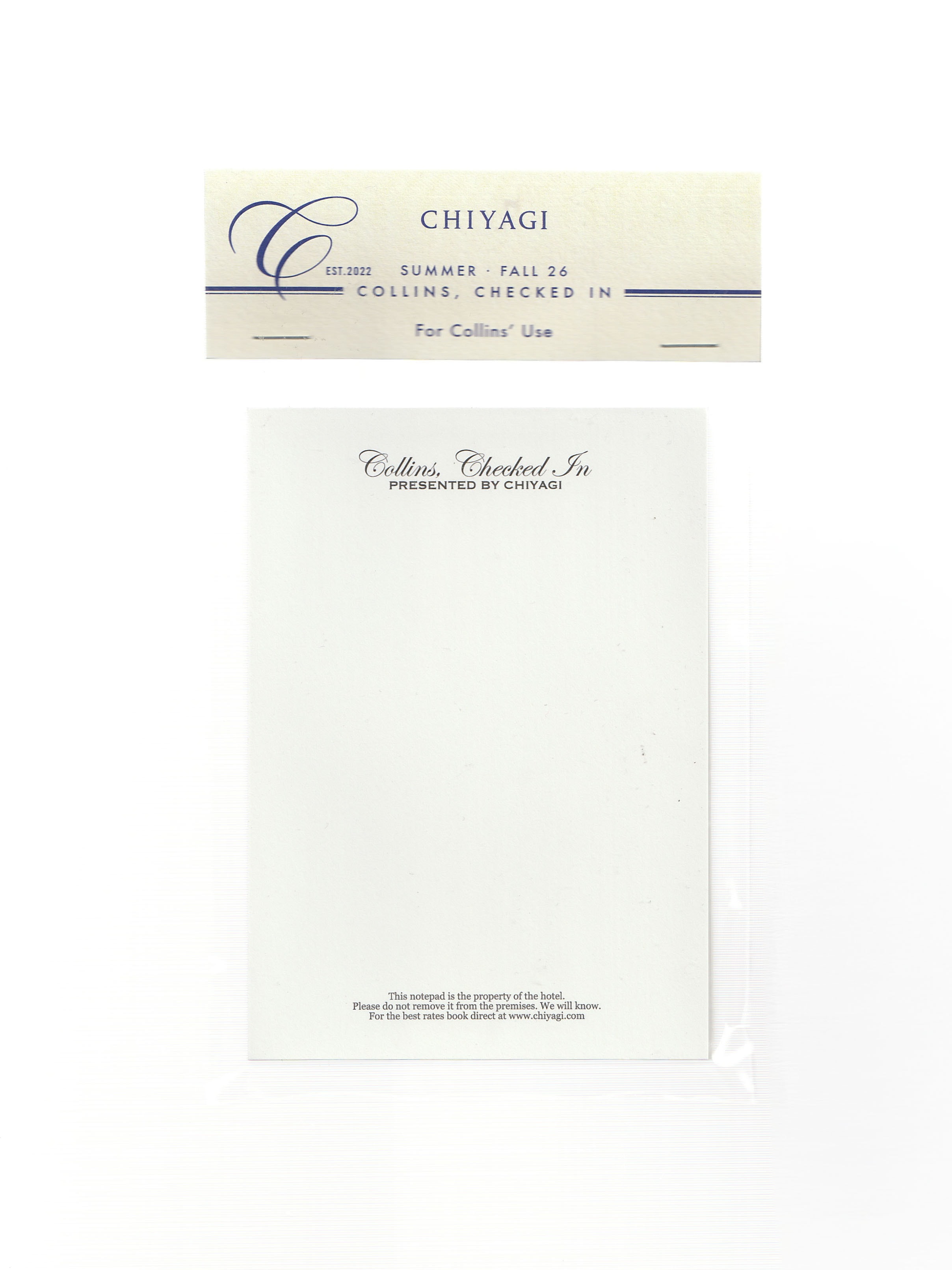 The Hotel Notepad