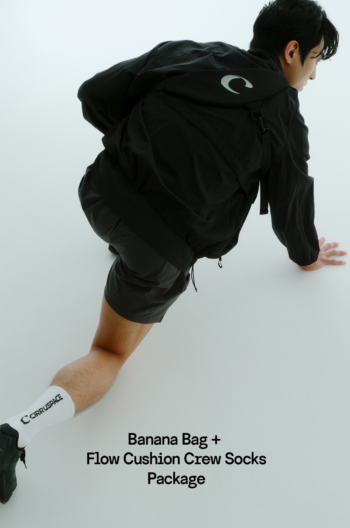CIRRUSPACE Banana Bag + Flow Crew Socks