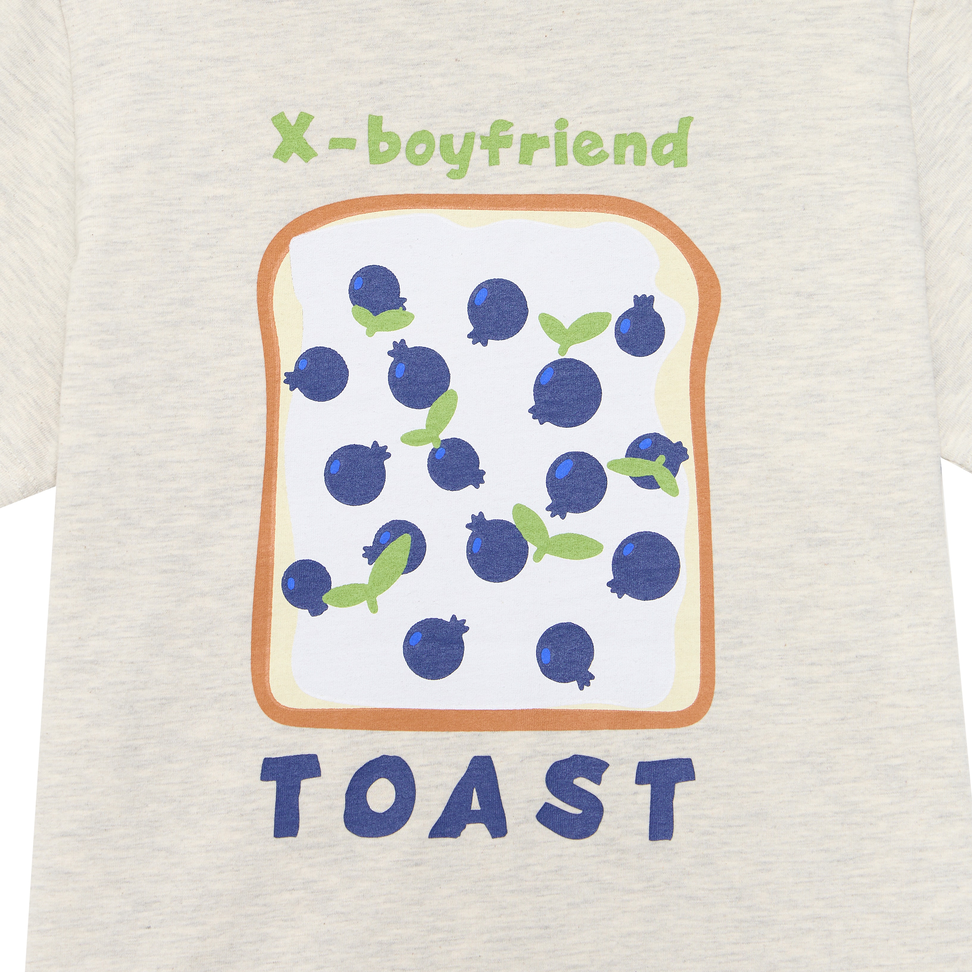 X-BF TOAST GRAPHIC TEE — OATMEAL