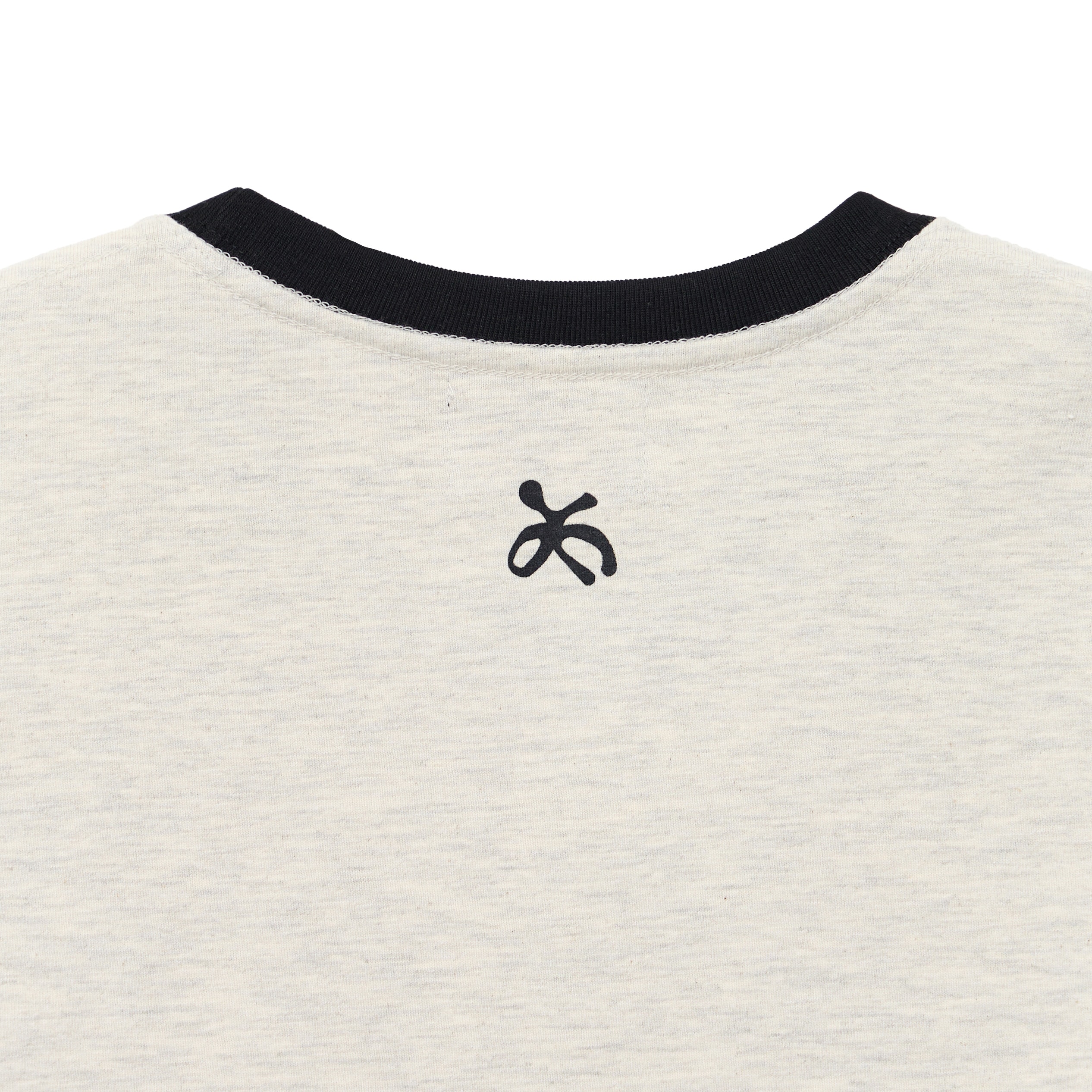 SWEET VINTAGE CHERRY RINGER TEE — OATMEAL