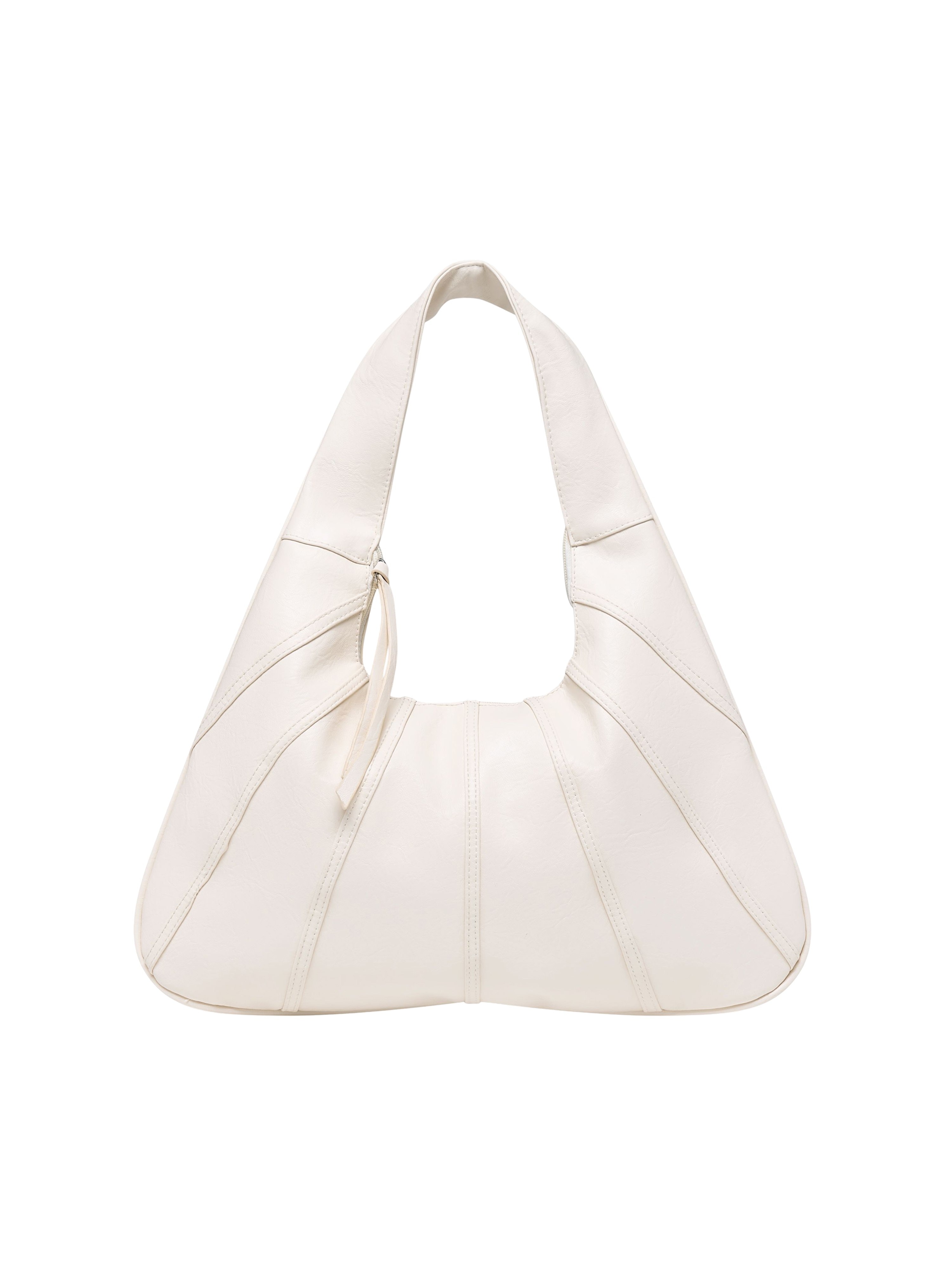 Leather Mush Bag (cream)