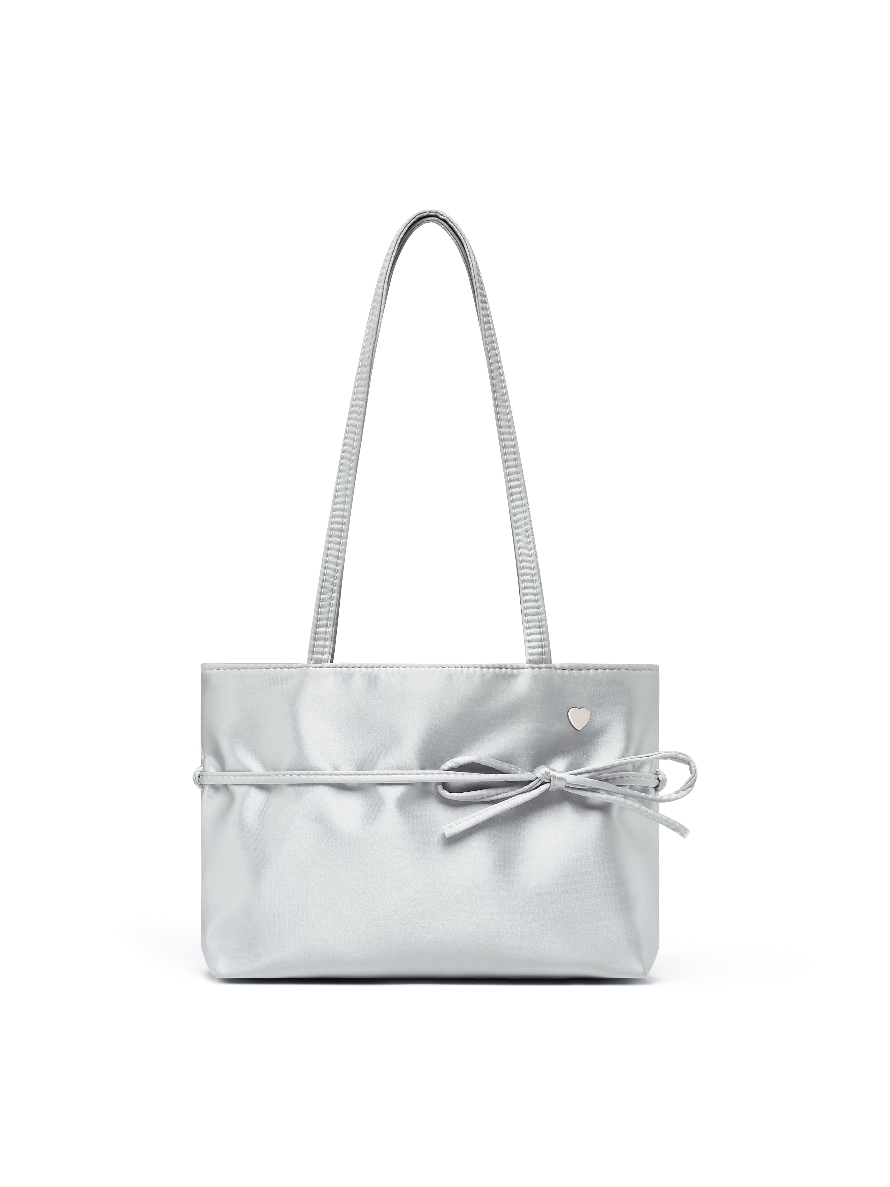 Heart tiny bag (silver)