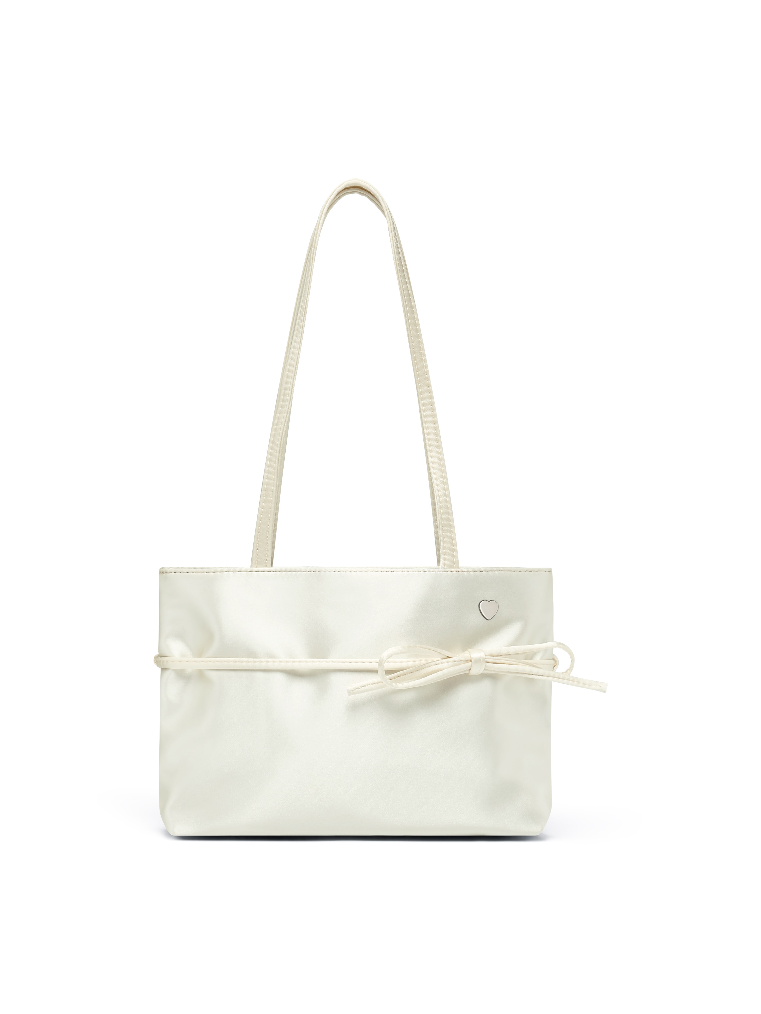 Heart tiny bag (cream)