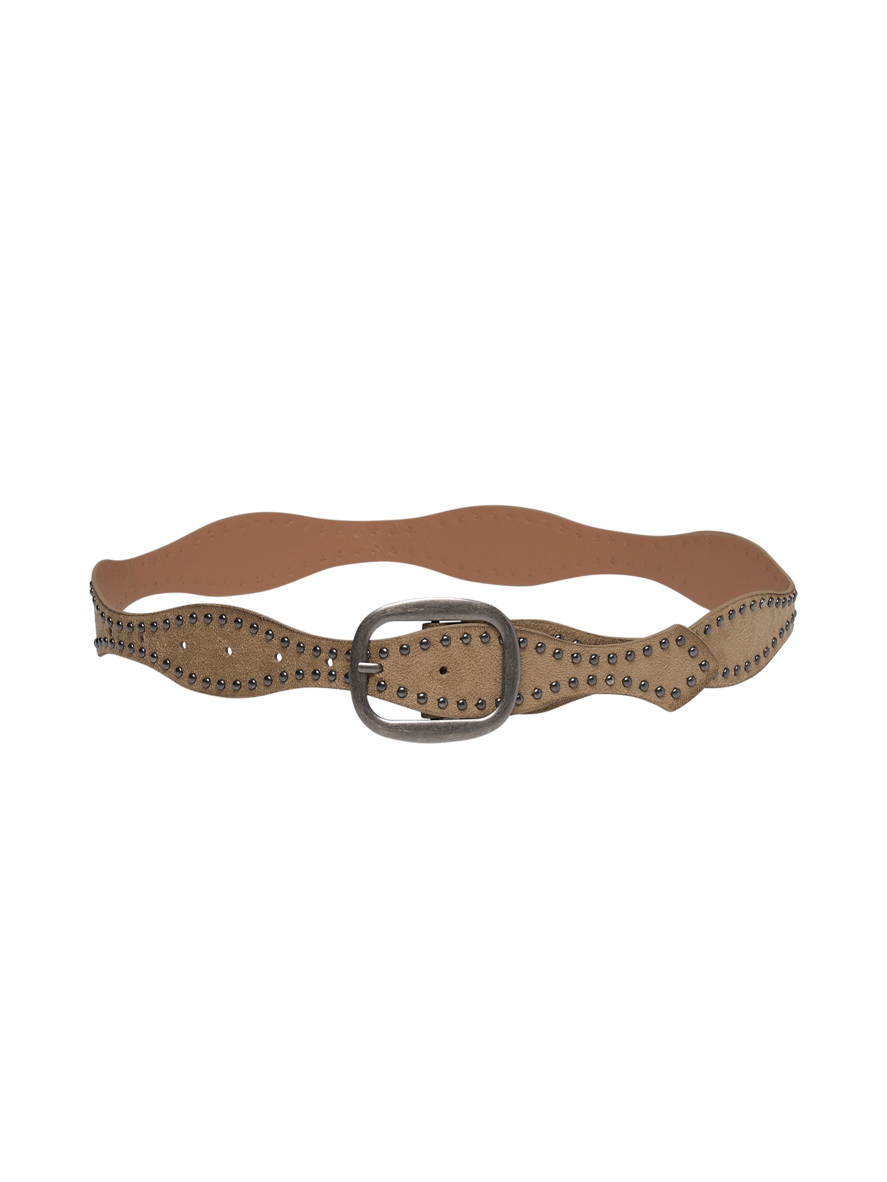 Suede belt