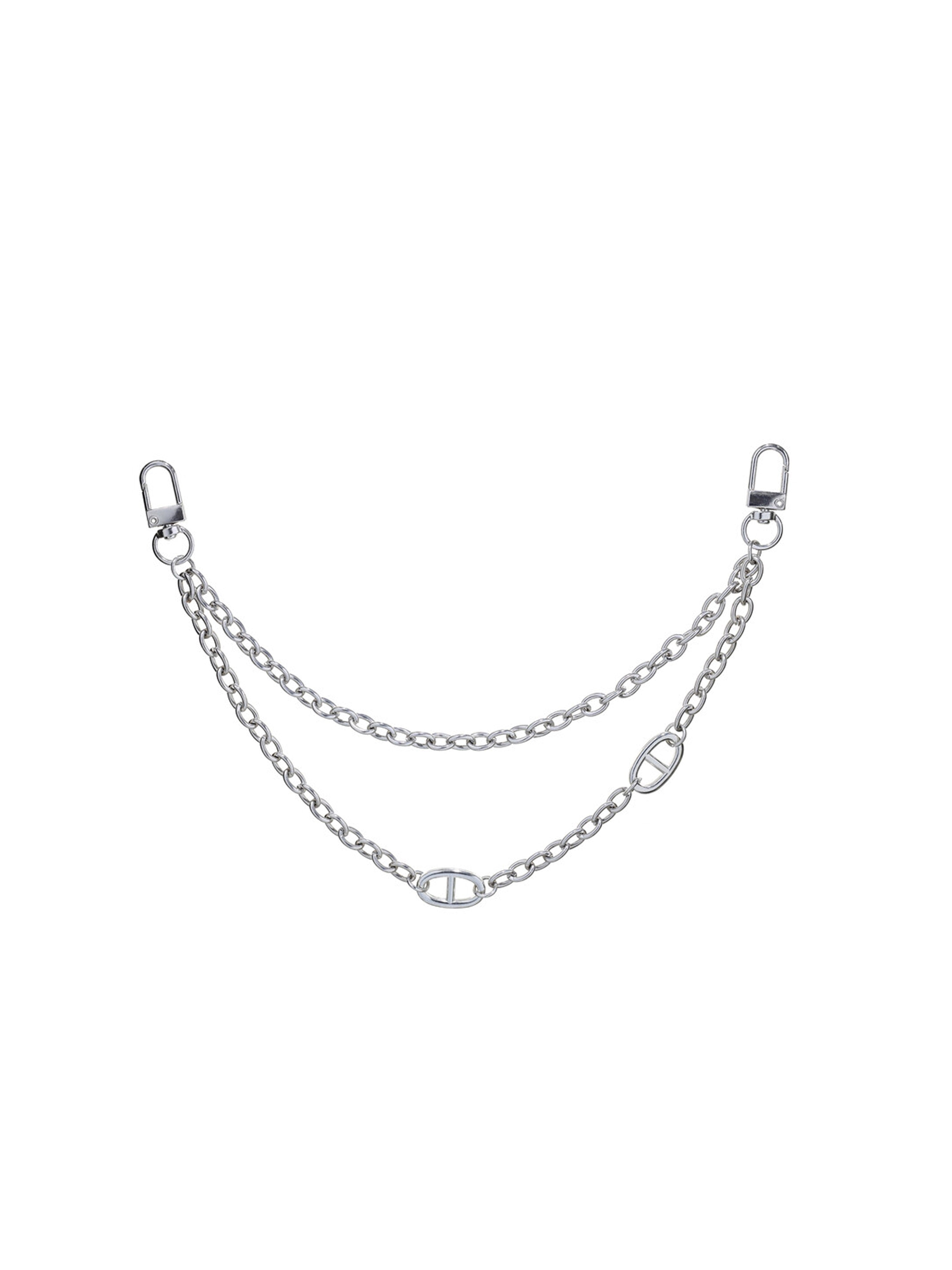 oval dual chain