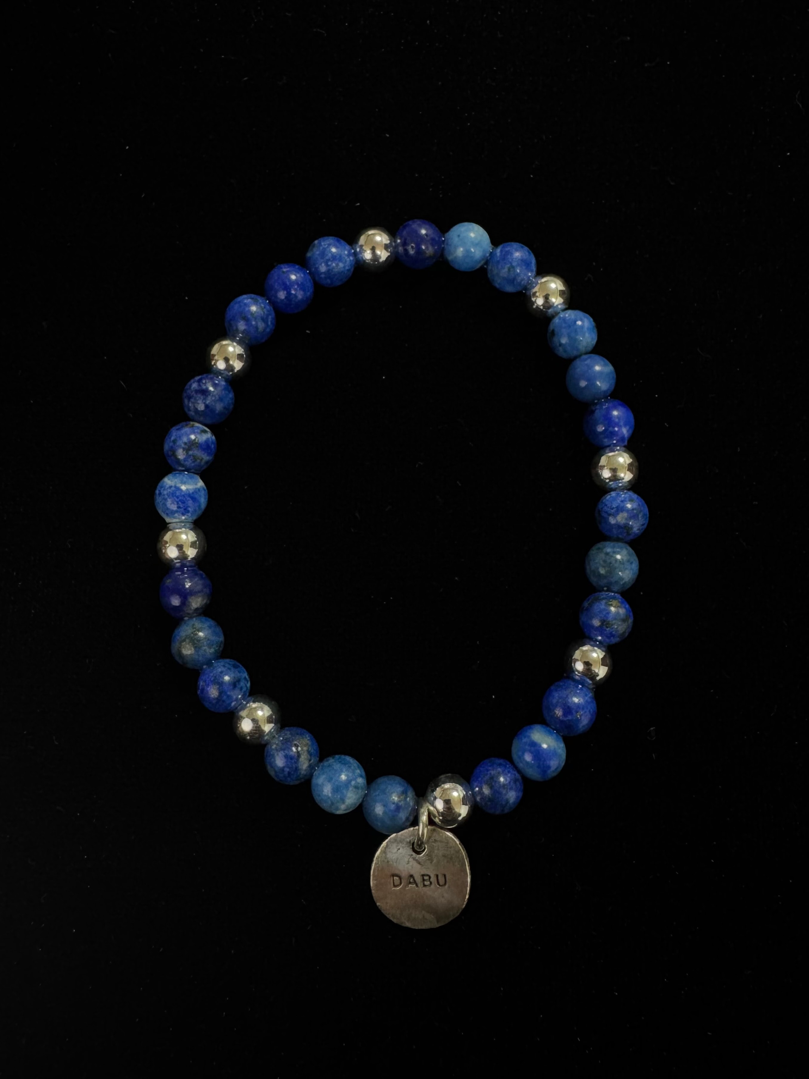 Lapis lazuli bead bracelet