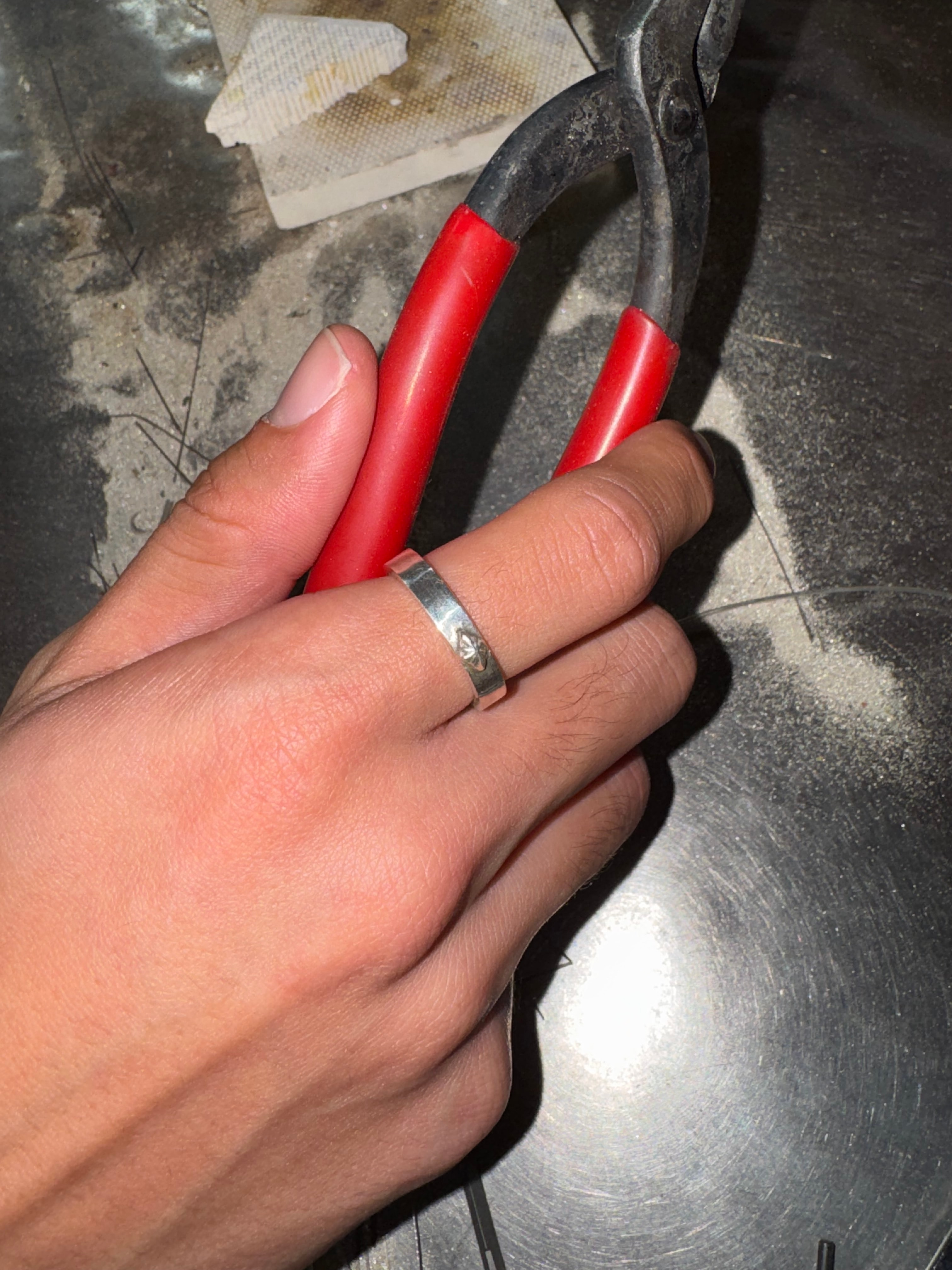 Diamond concho ring