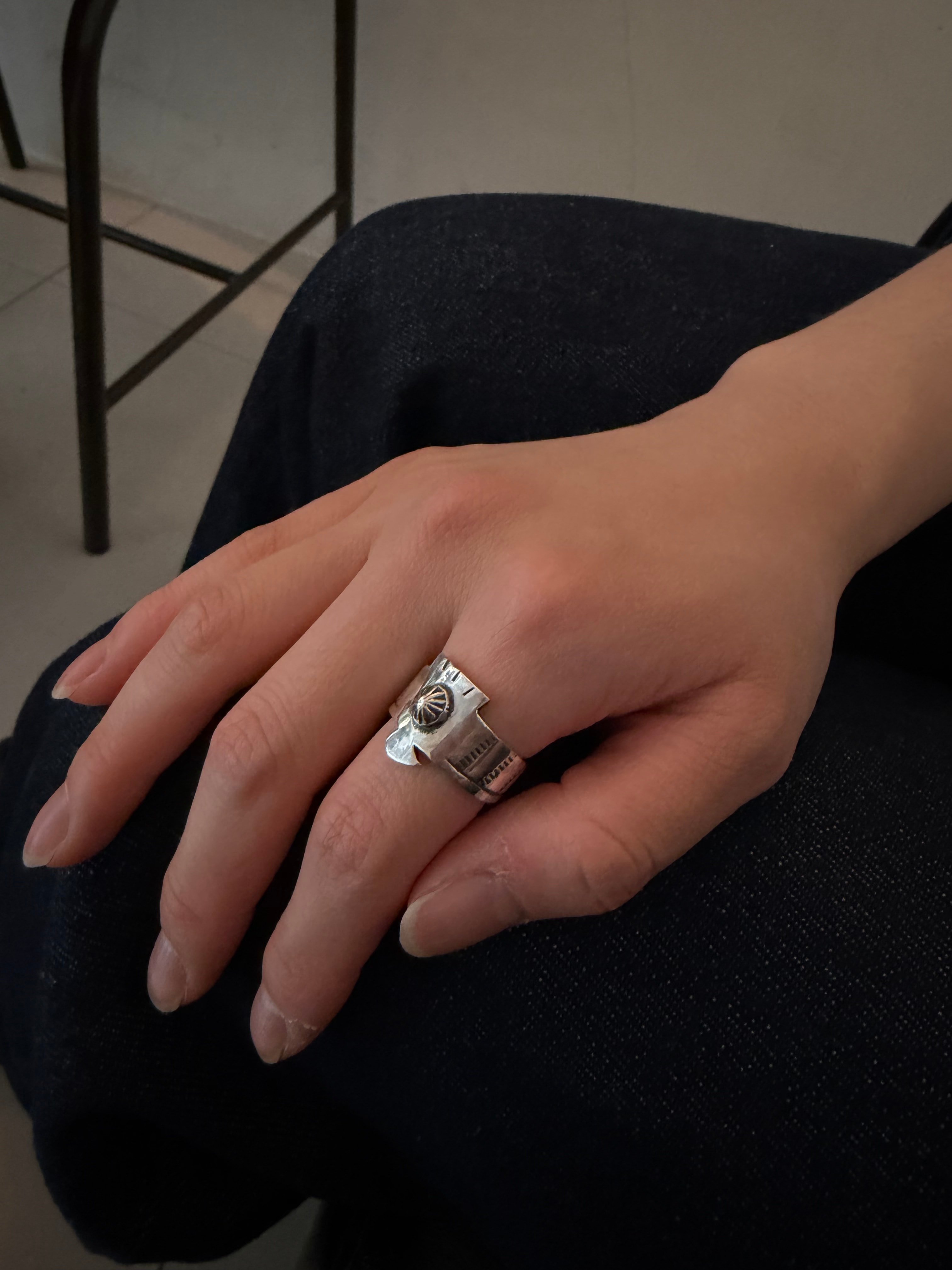 Thunderbird concho ring