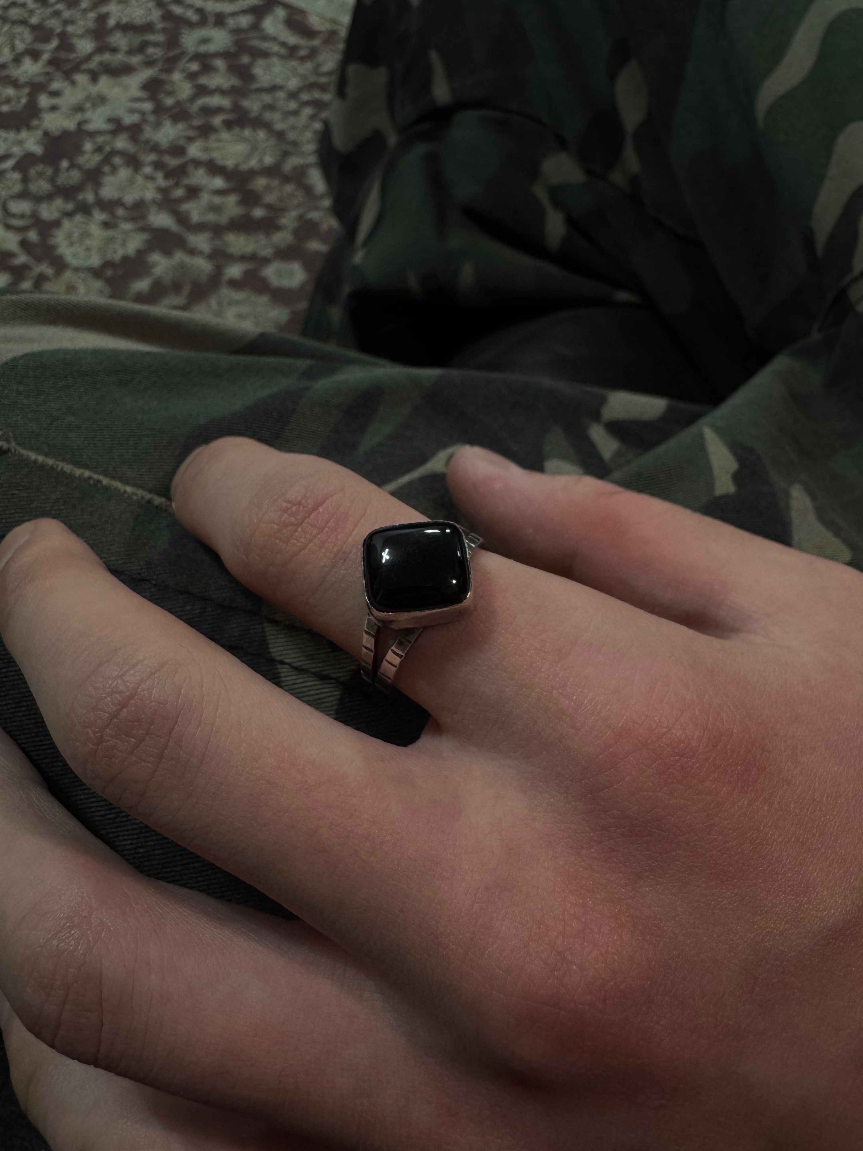 Natural onyx ring 20