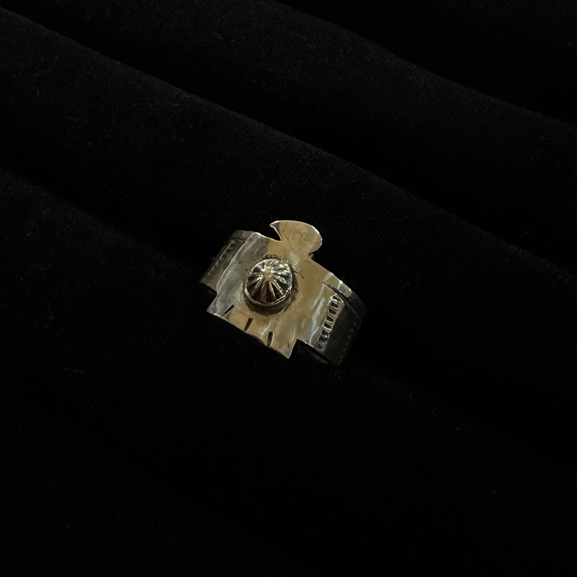 Thunderbird concho ring