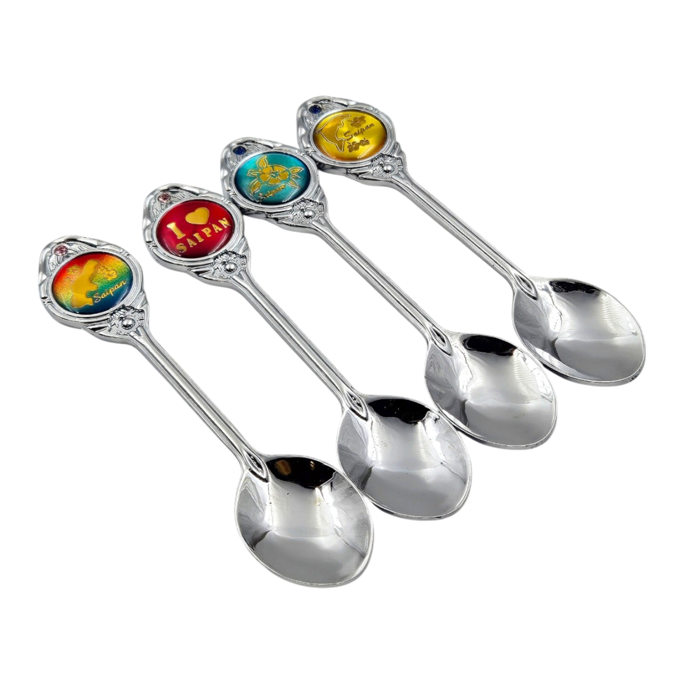 사이판 오로라 큐빅 티스푼 4p 세트