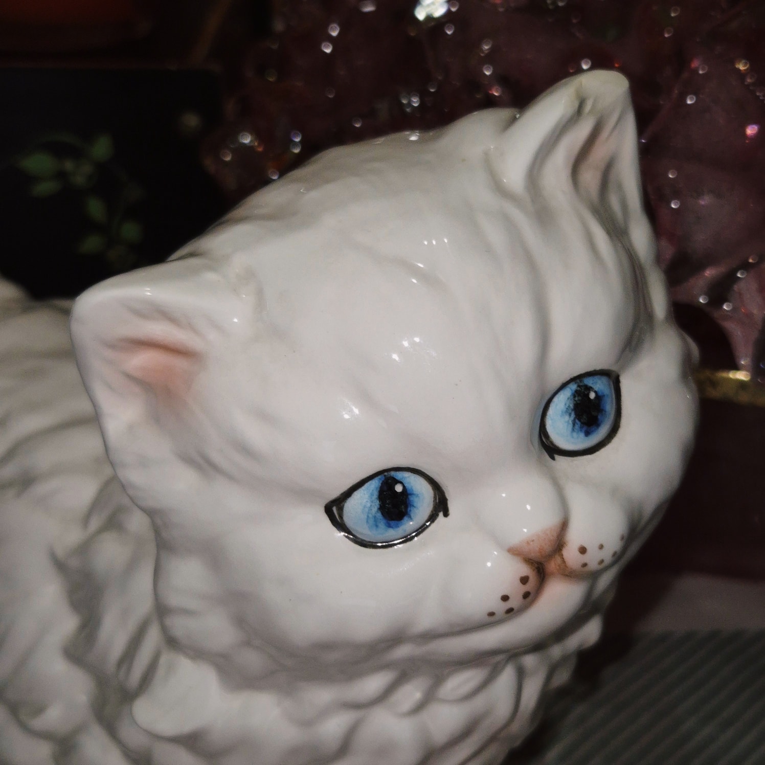 80s 핸드 페르시안 고양이 빅 피겨린