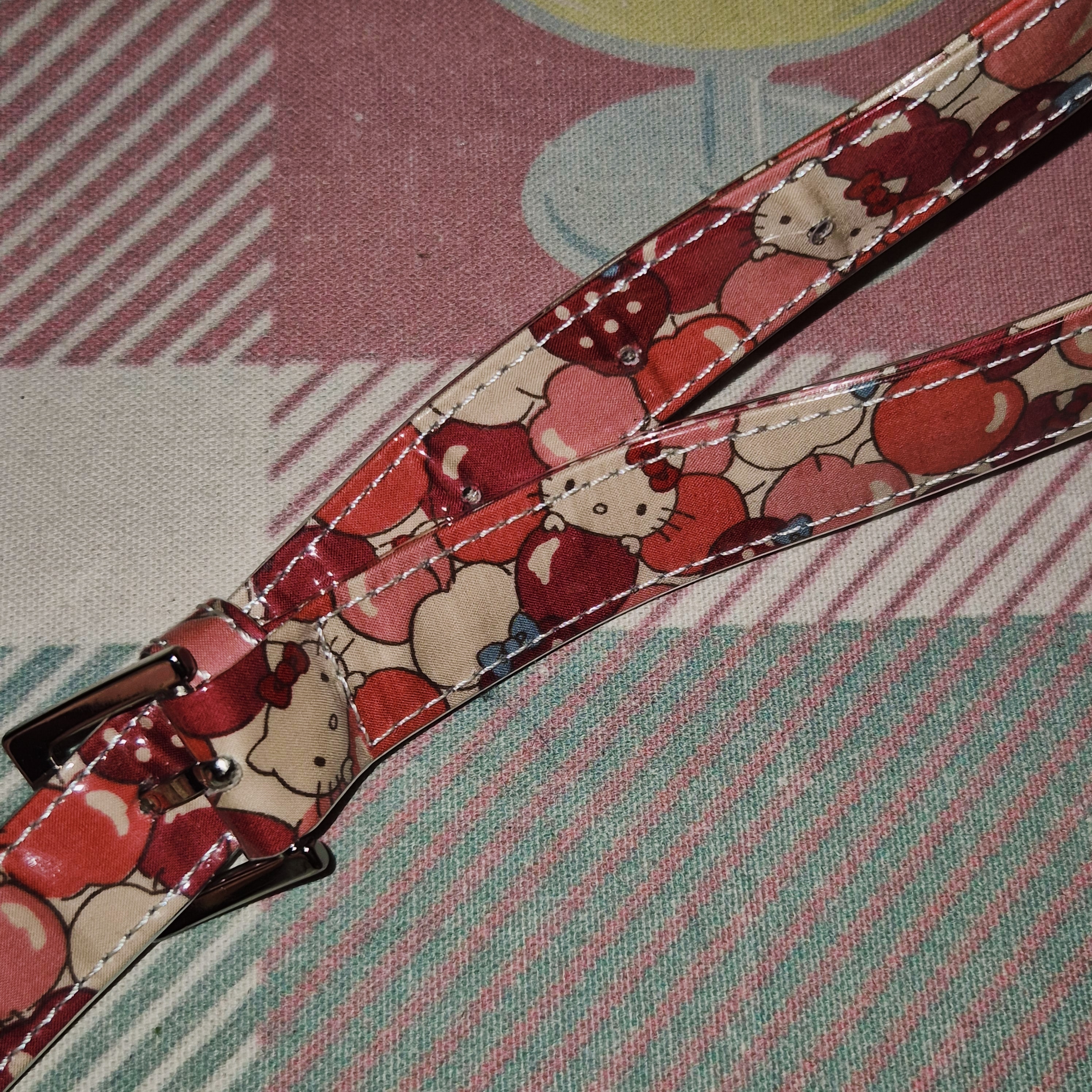 사만사베가 x 키티 pvc 딸기 사과 3way 백