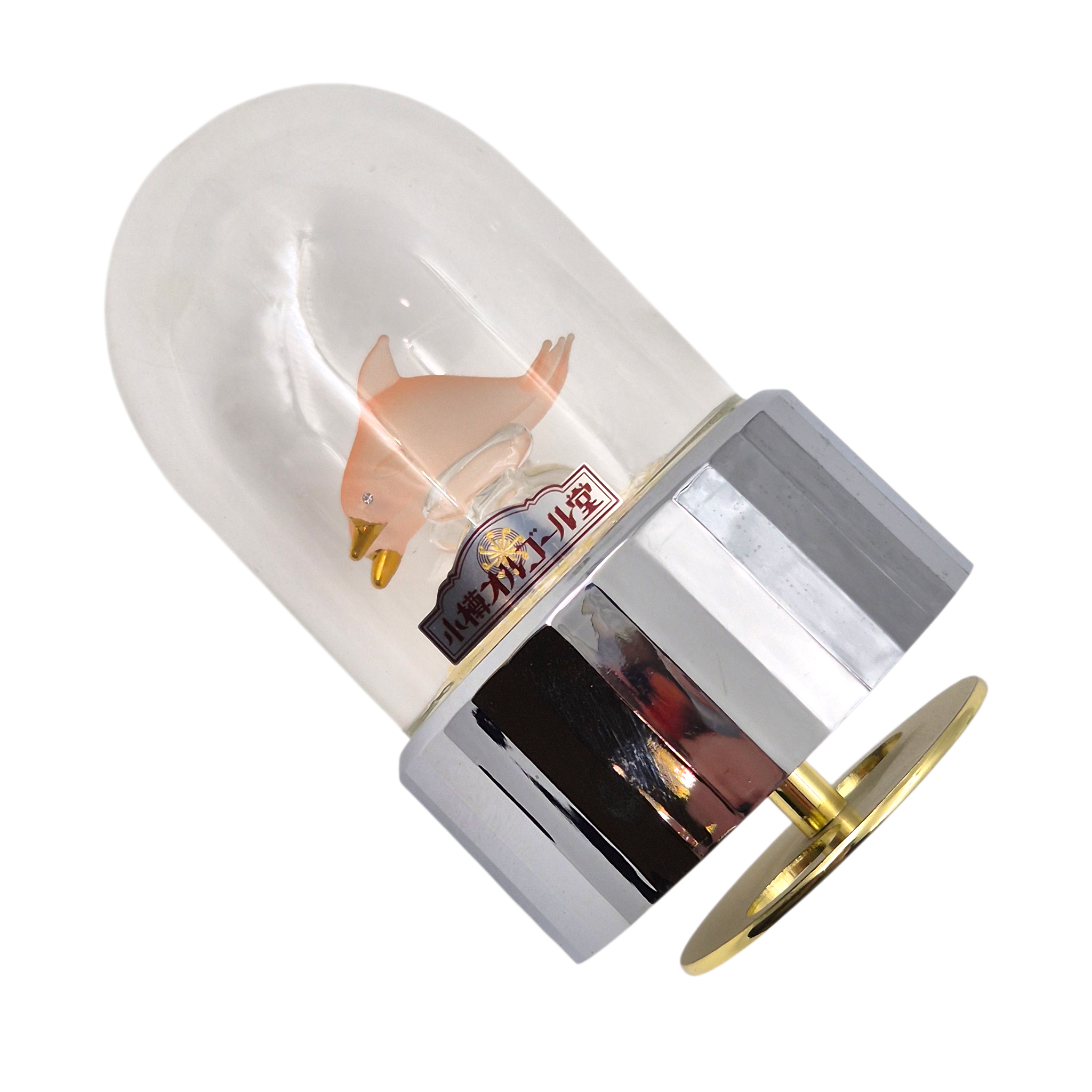 90s 오타루 오르골당 불투명 돌고래 돔 오르골