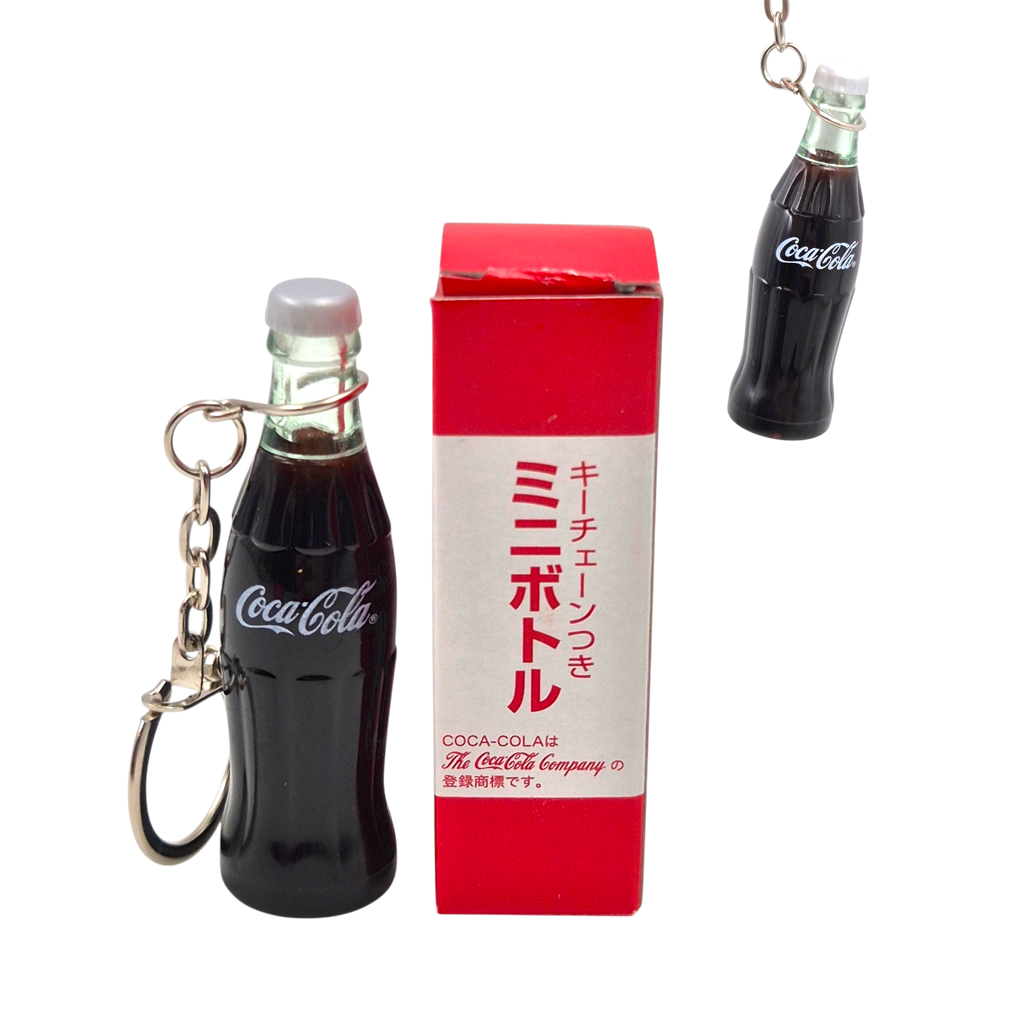 80s 한정 레트로 코카콜라 리큐르 보틀 키링