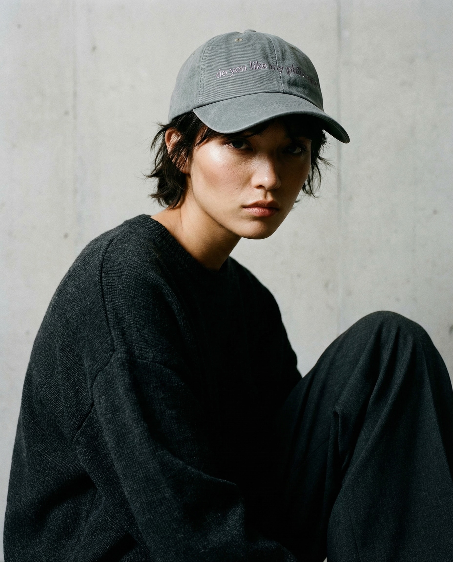 [ philosoph ] Logo Ball Cap - Green Milieu