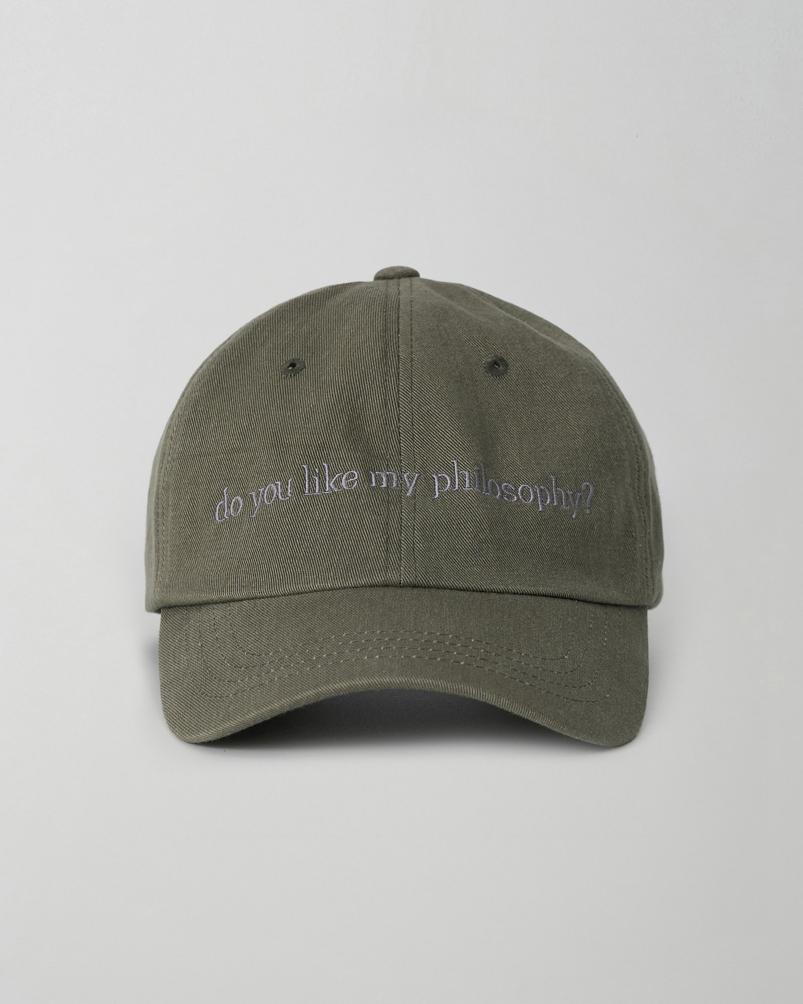 [ philosoph ] Logo Ball Cap - Khaki