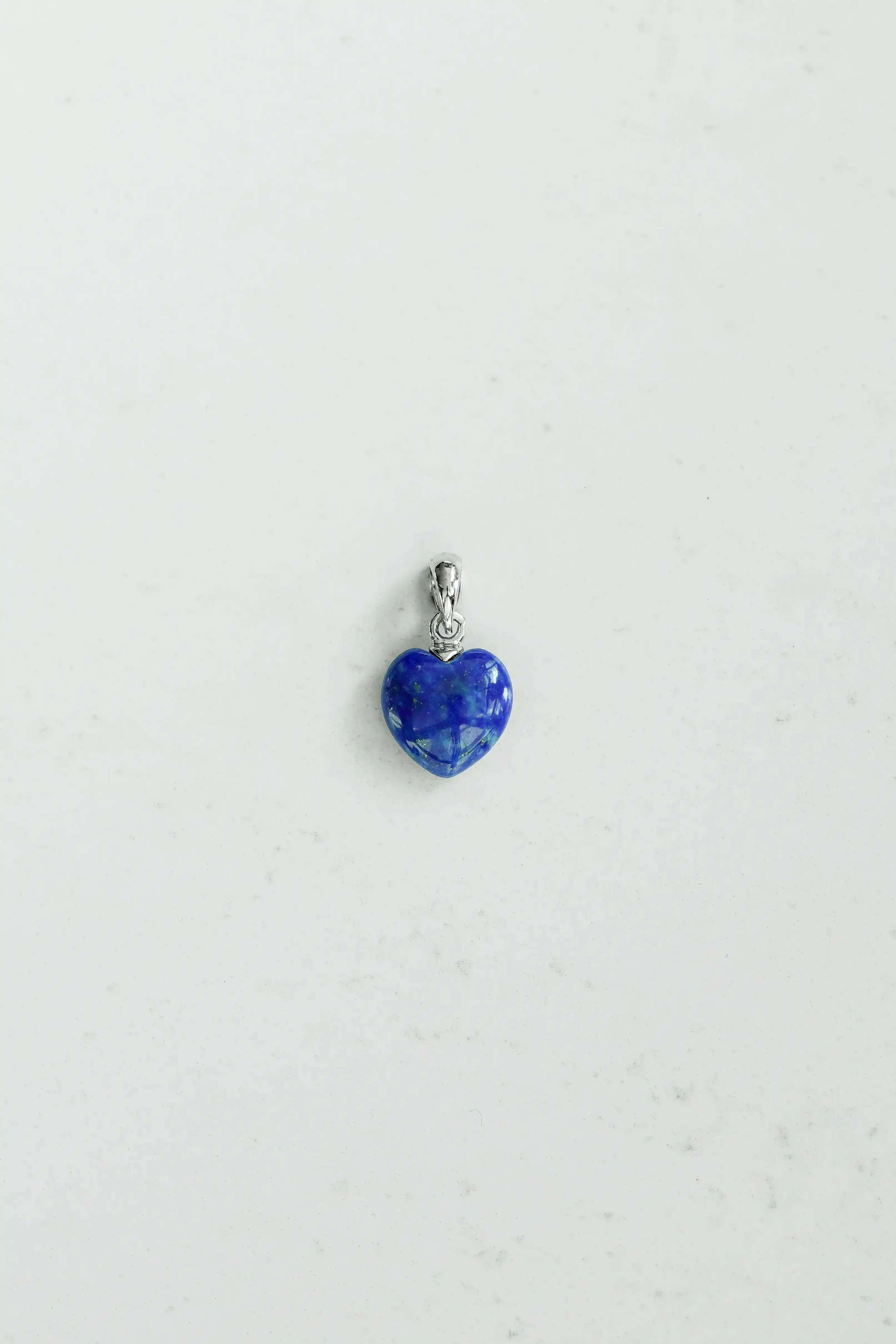 라피스라줄리 Lapis Lazuli 하트 실버 펜던트