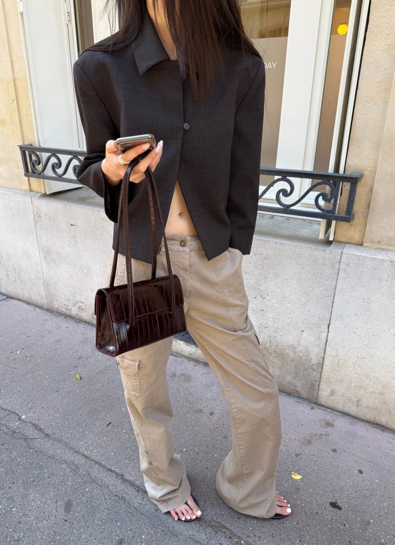 Cargo Roll-Up Pants