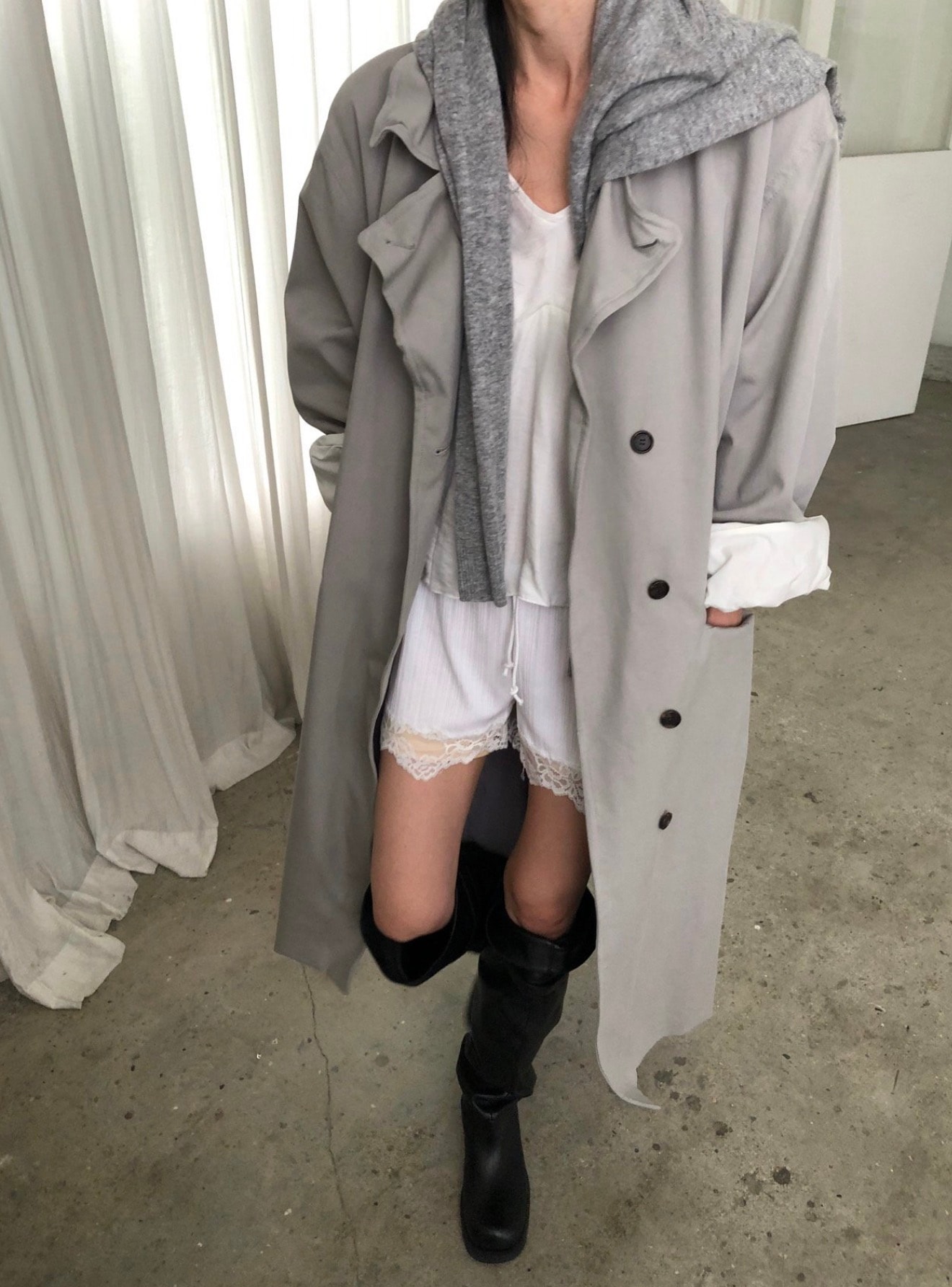 Take Long Trench Coat