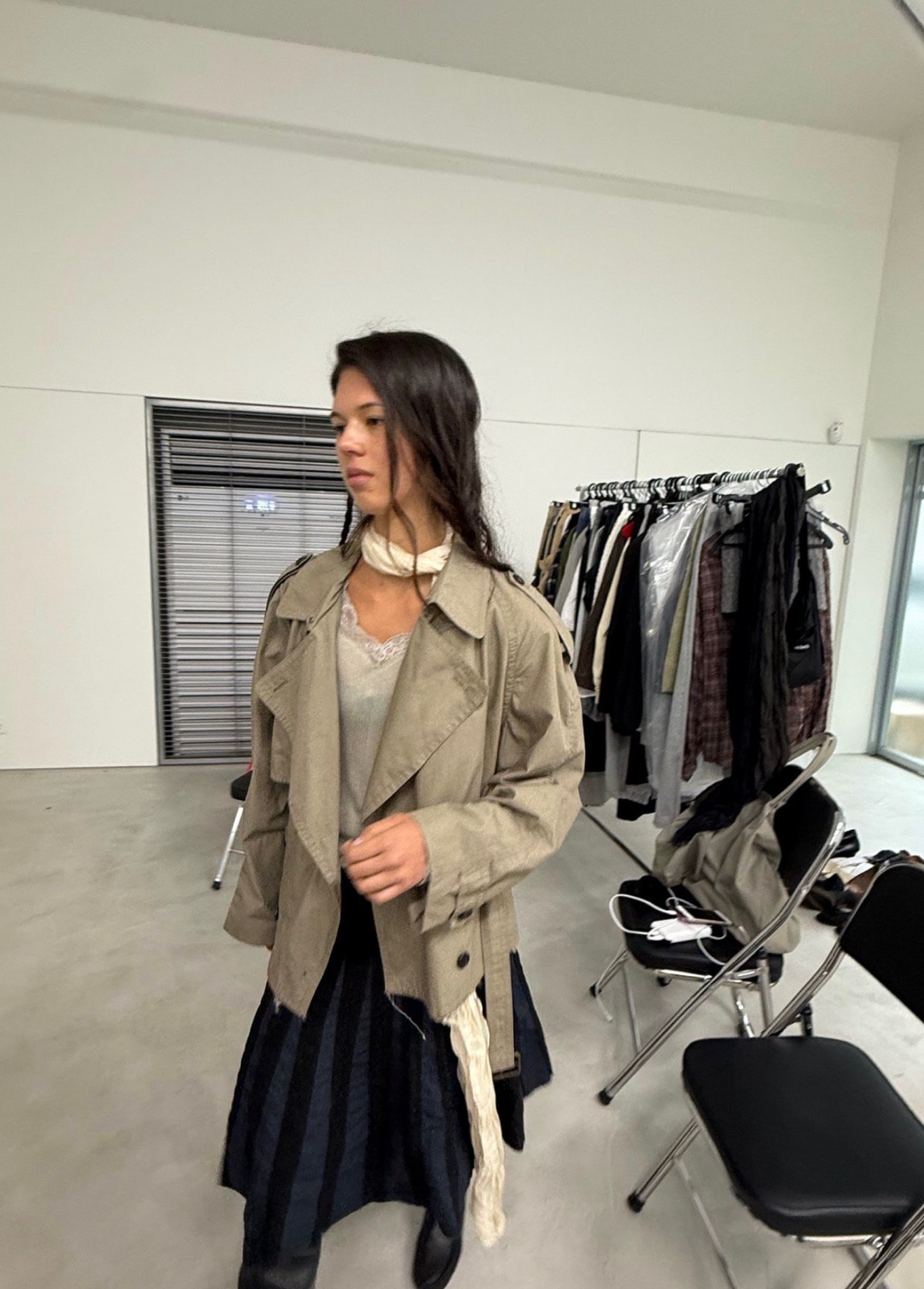 Chic Half Trench Coat