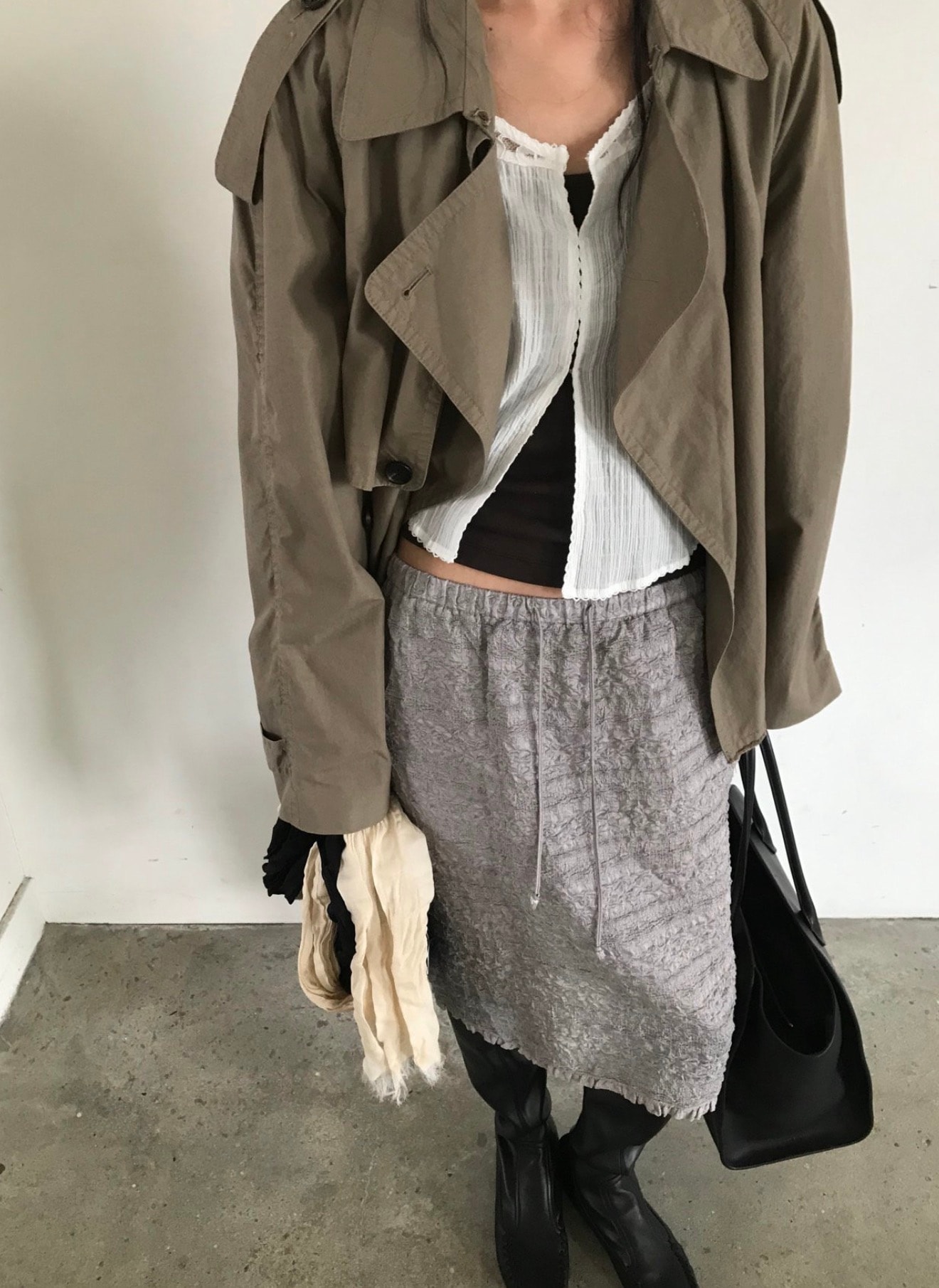 Chic Half Trench Coat