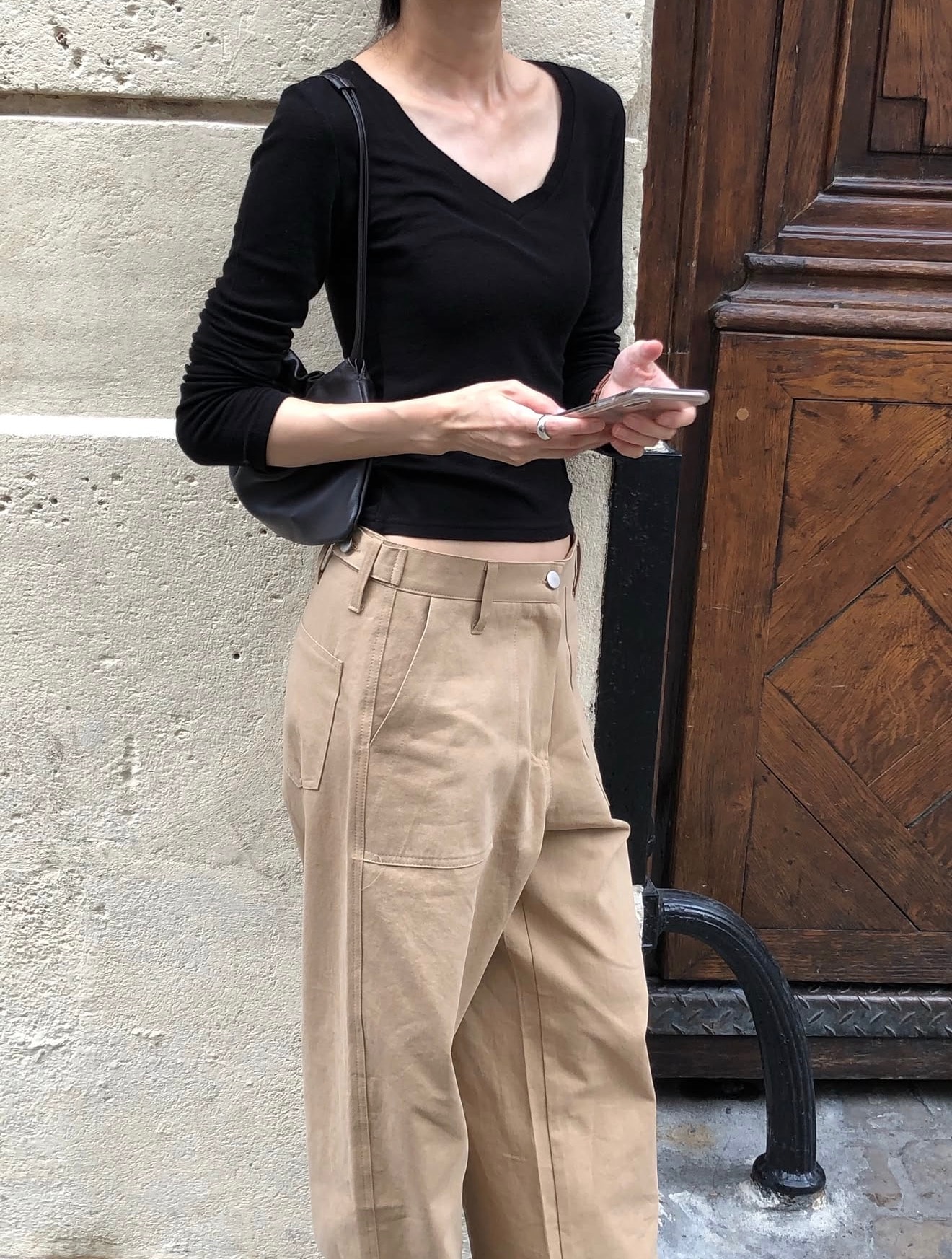 V-Crop Tee