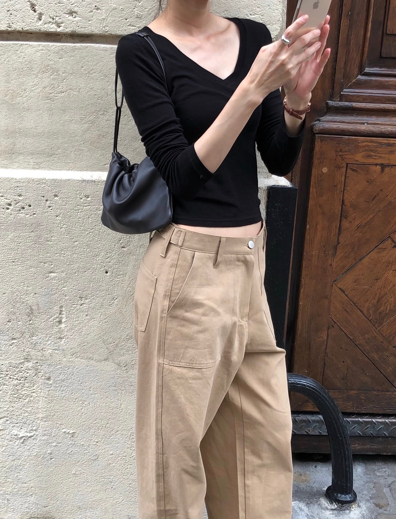 V-Crop Tee