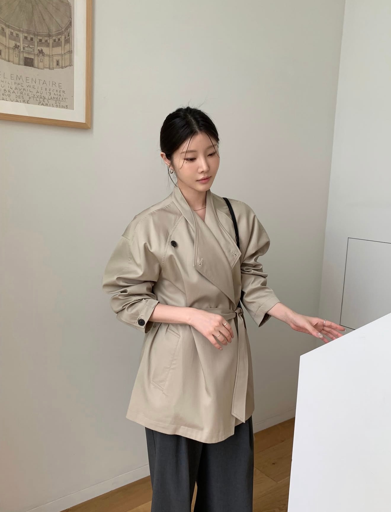 Siero Half Trench Coat