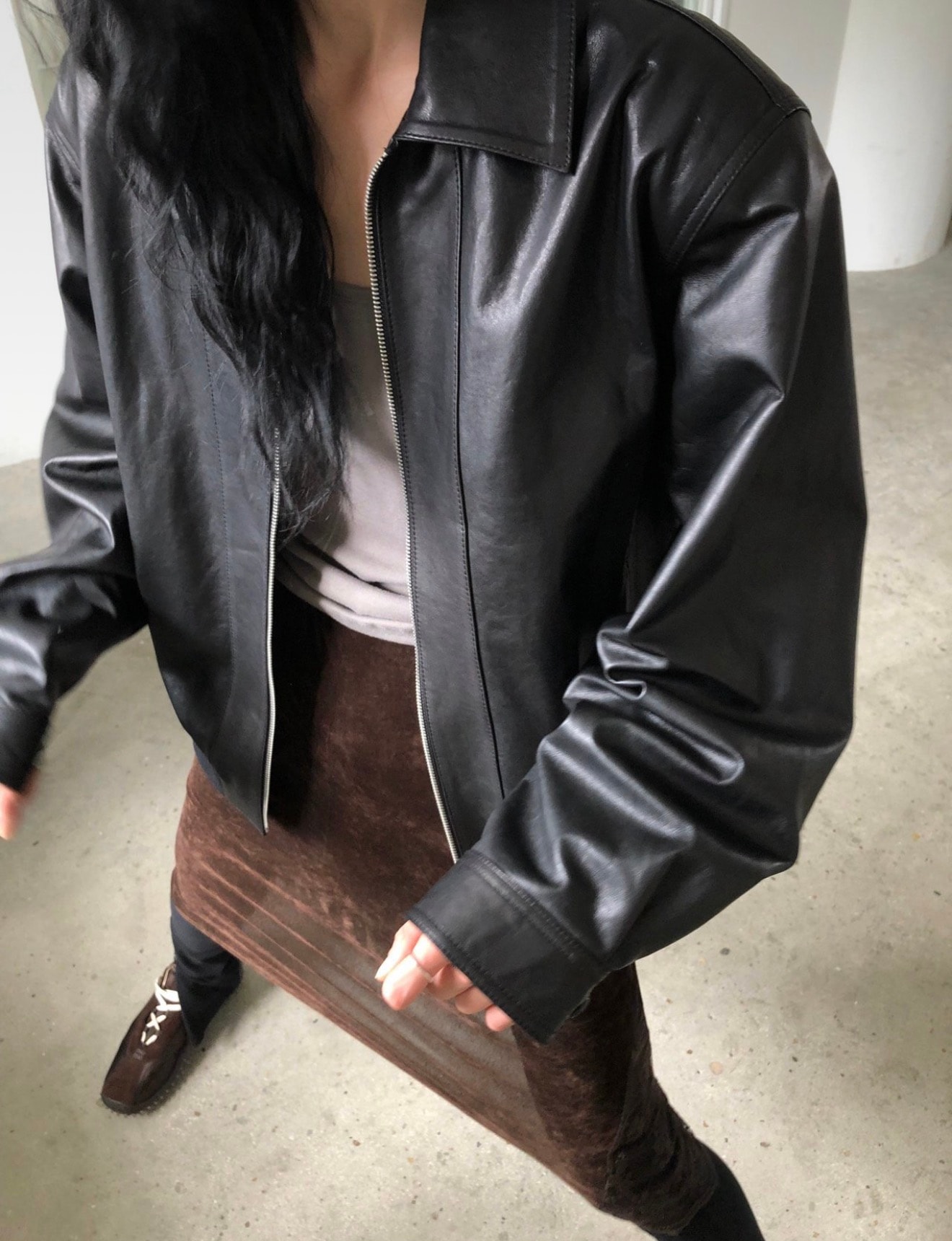Bode Blouson Leather Jacket