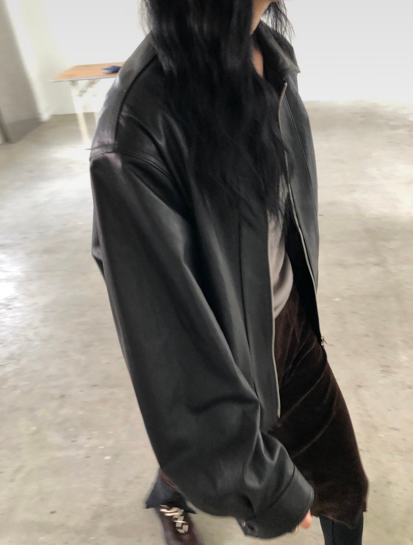 Bode Blouson Leather Jacket