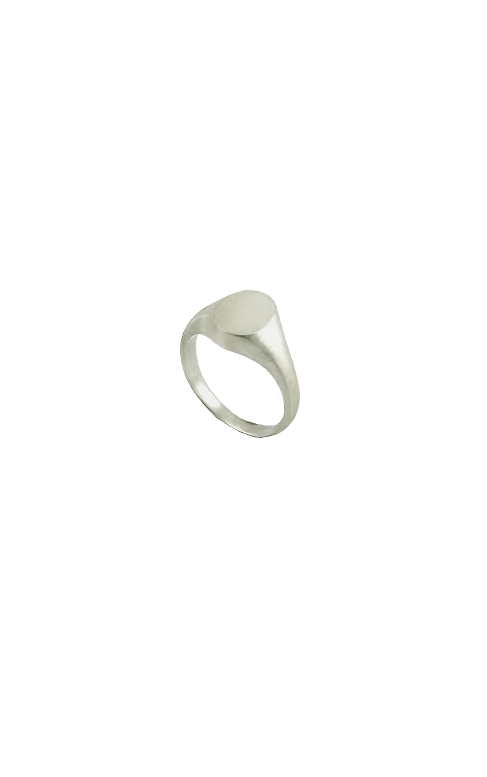 [925 silver] 102.Oval signet ring / RING