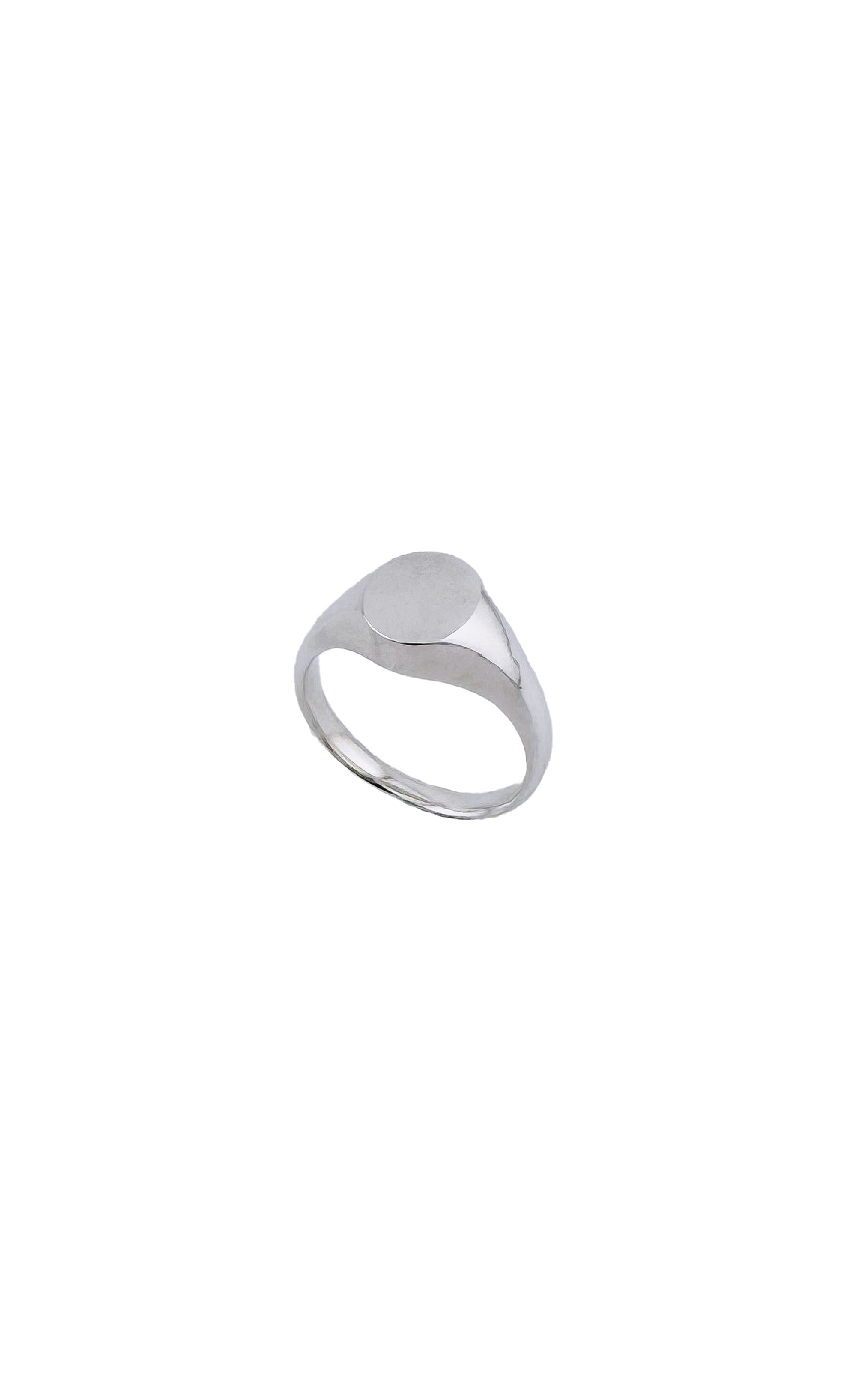 [925 silver] 102.Oval signet ring / RING