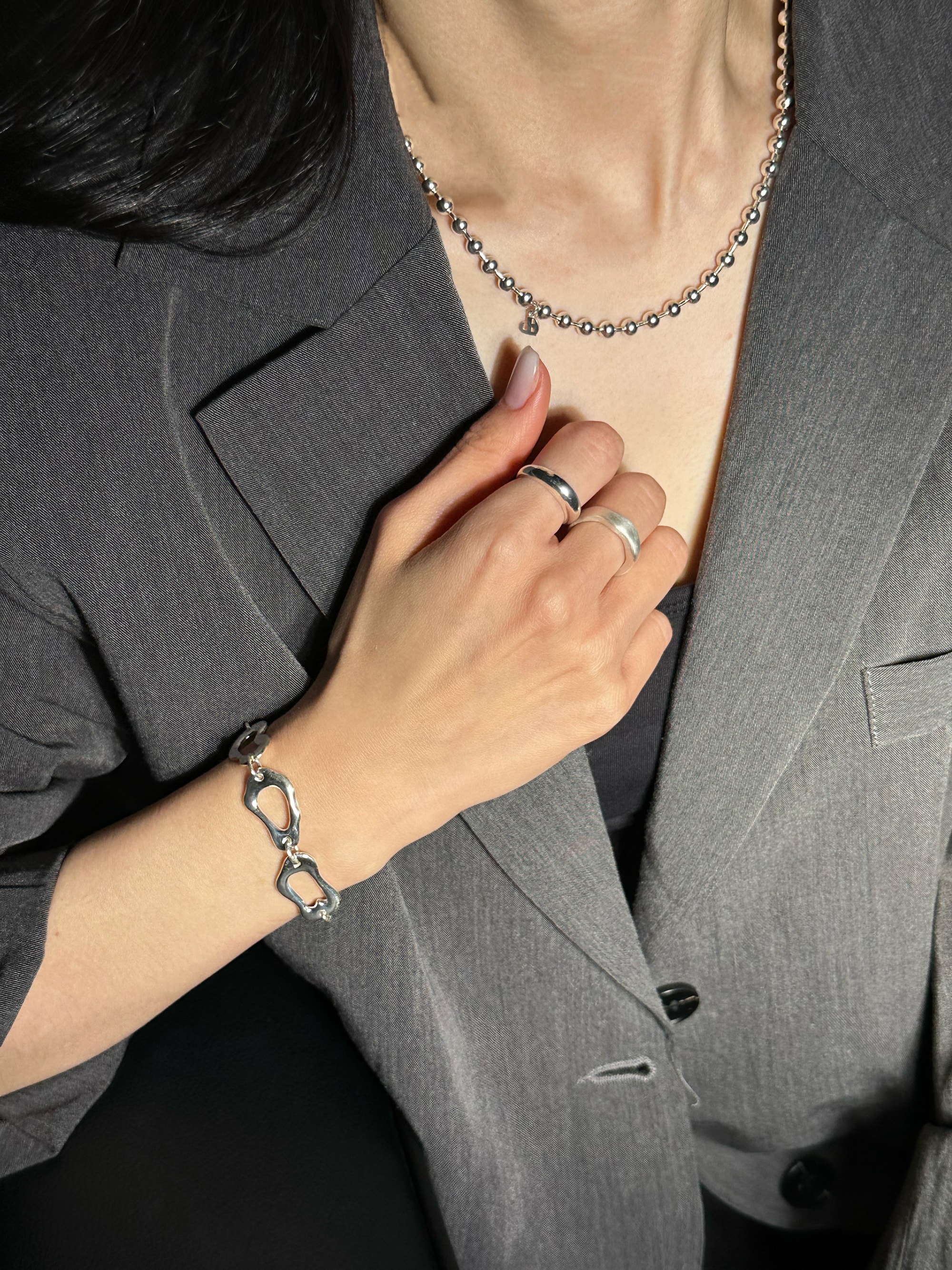 [925 silver] 101.Wave ring / RING