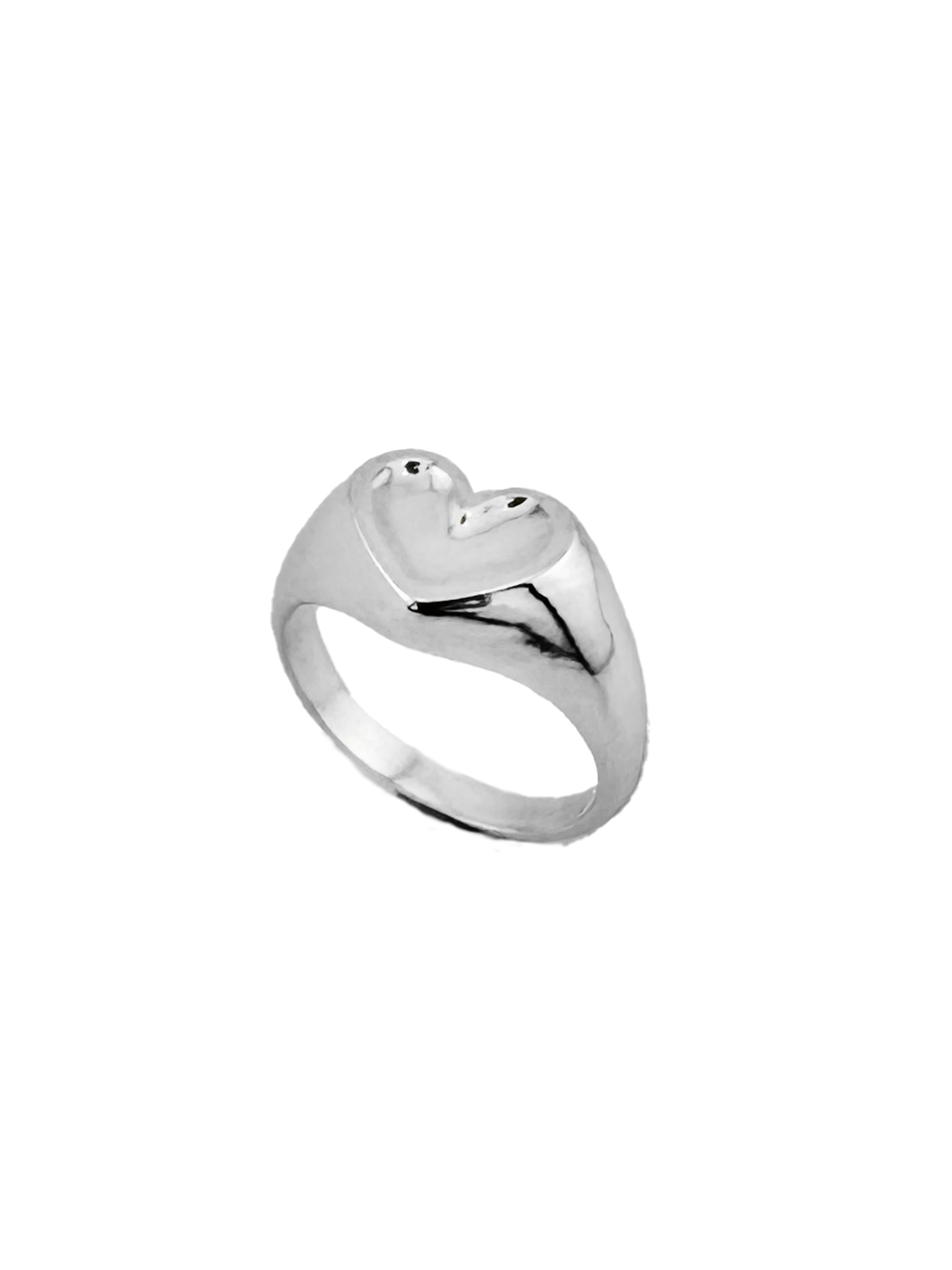 [925 silver] 103.Heart pinky ring / RING