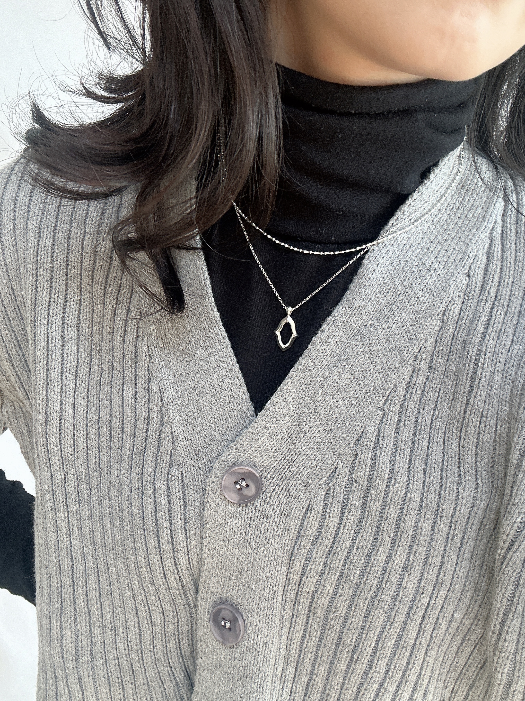 [925 silver] 420.Focus necklace / NECKLACE