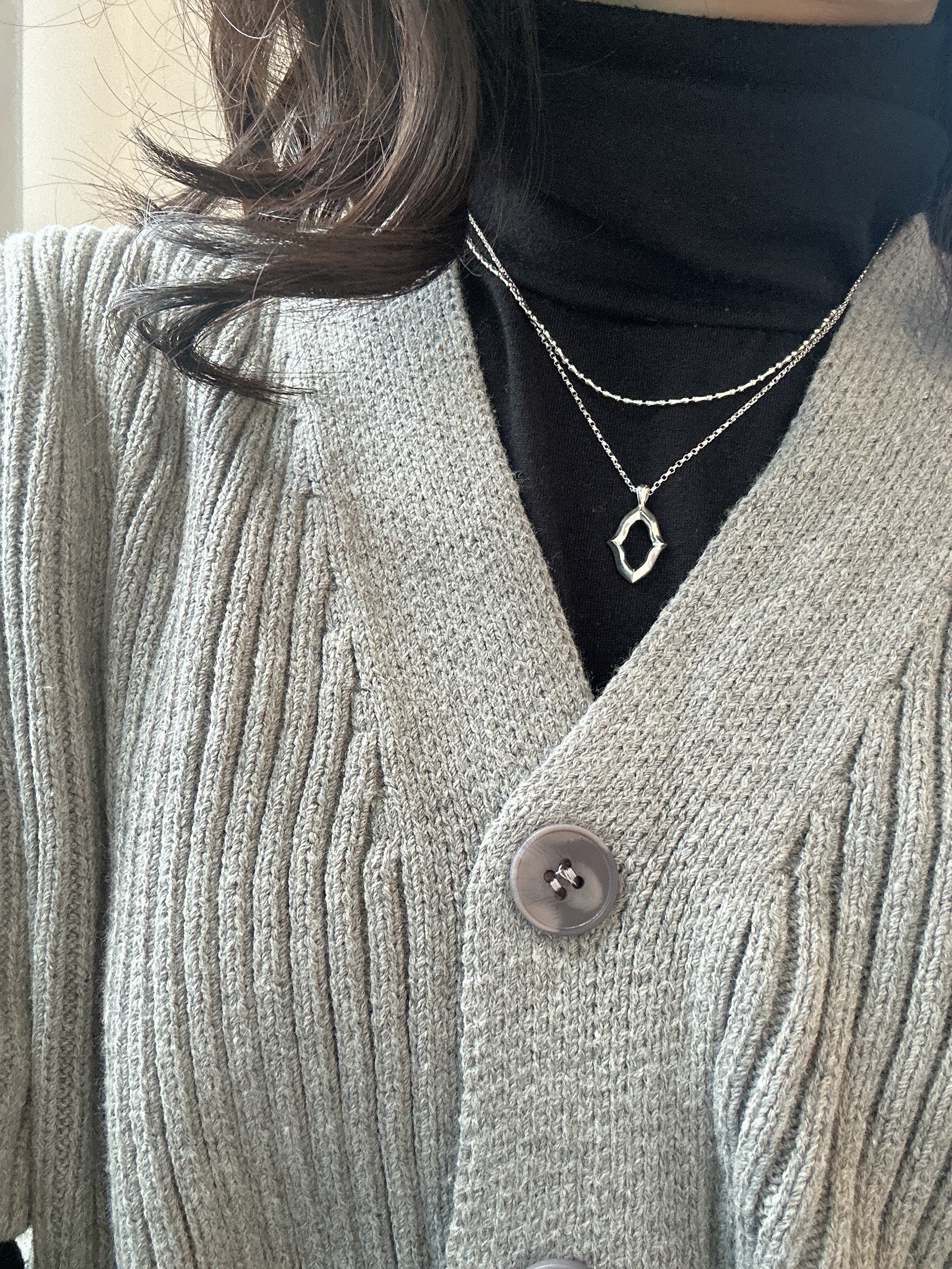 [925 silver] 420.Focus necklace / NECKLACE