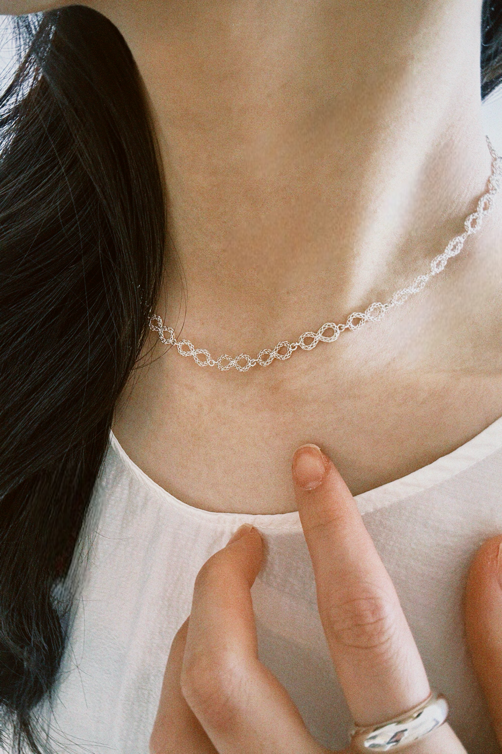 [925 silver] 411.Infinity Necklace_인피니티 네크리스 / NECKLACE