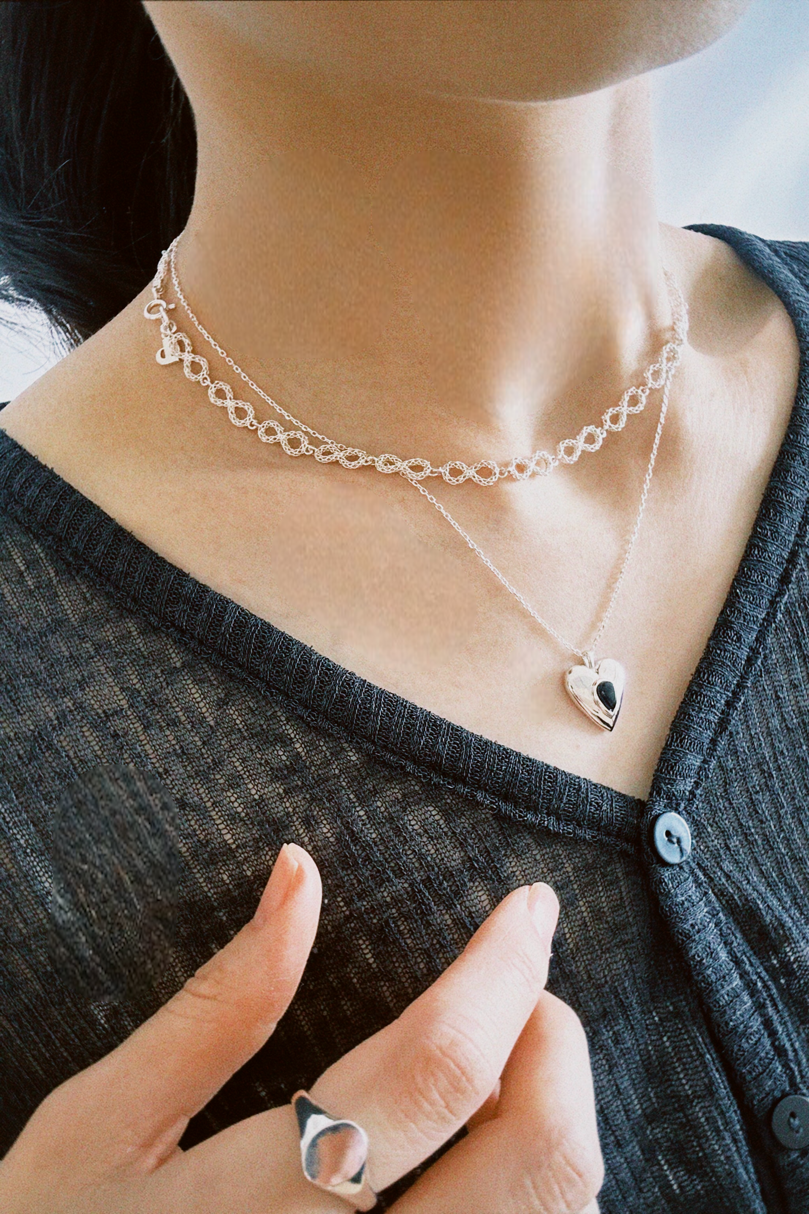 [925 silver] 411.Infinity Necklace_인피니티 네크리스 / NECKLACE