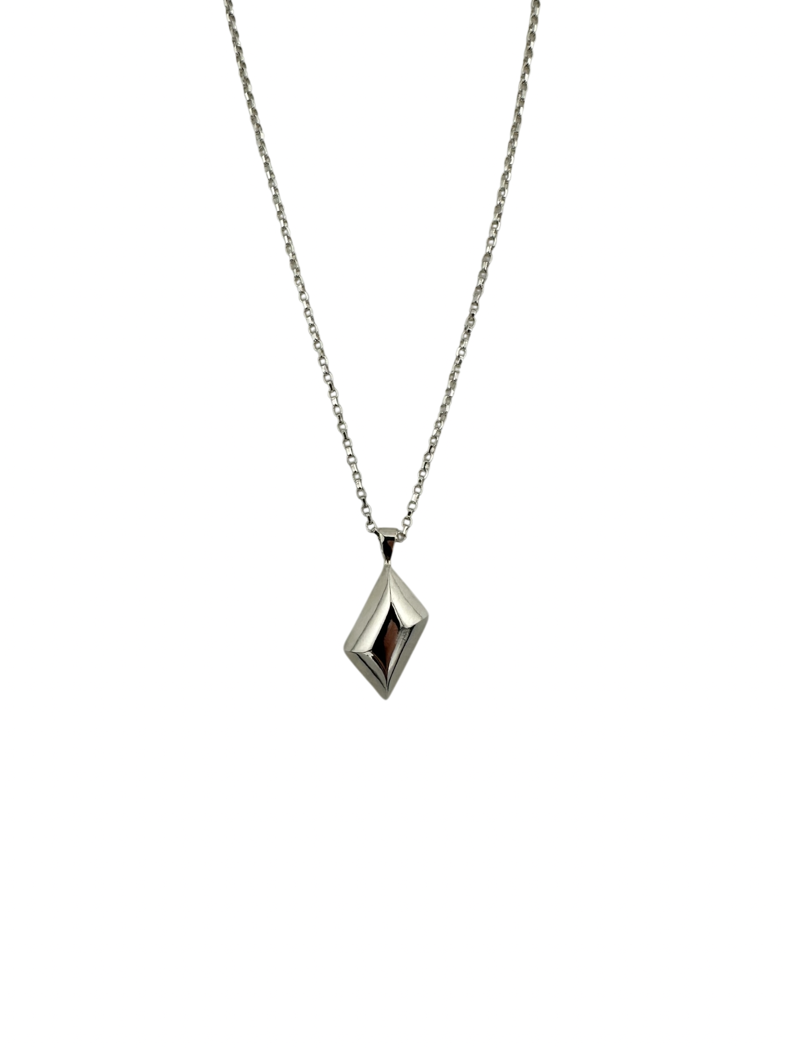 [925 silver] 402.Parallelogram necklace / NECKLACE