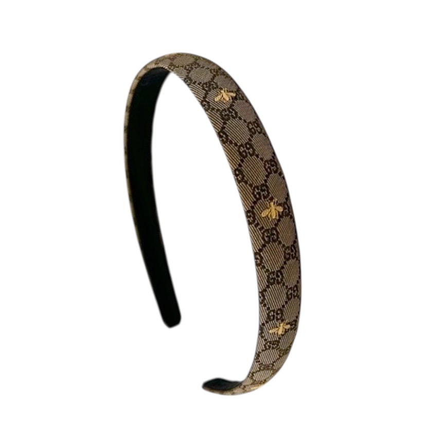 GUCCI GG (with bee) silk band