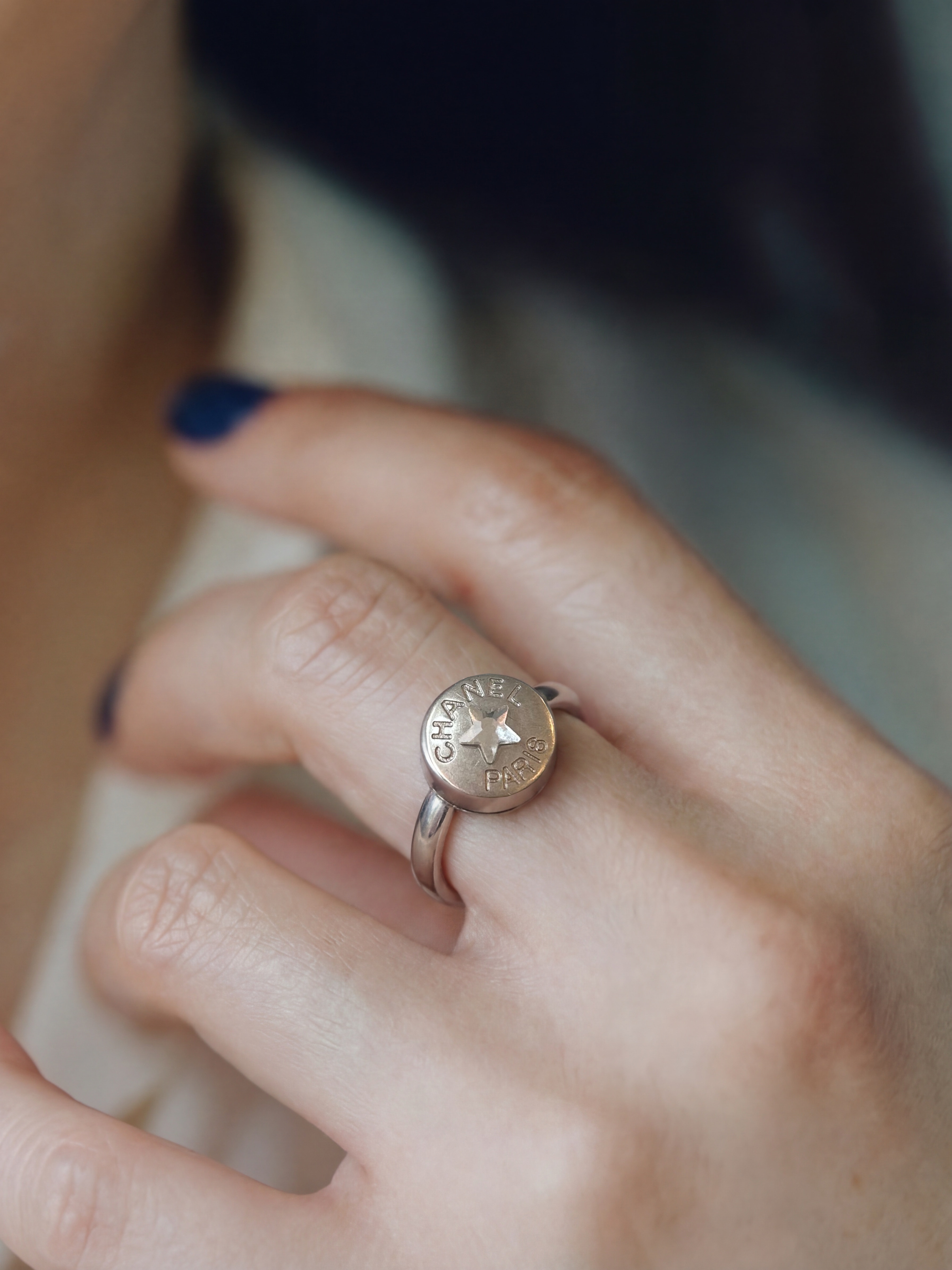 vintage Stud objet Ring