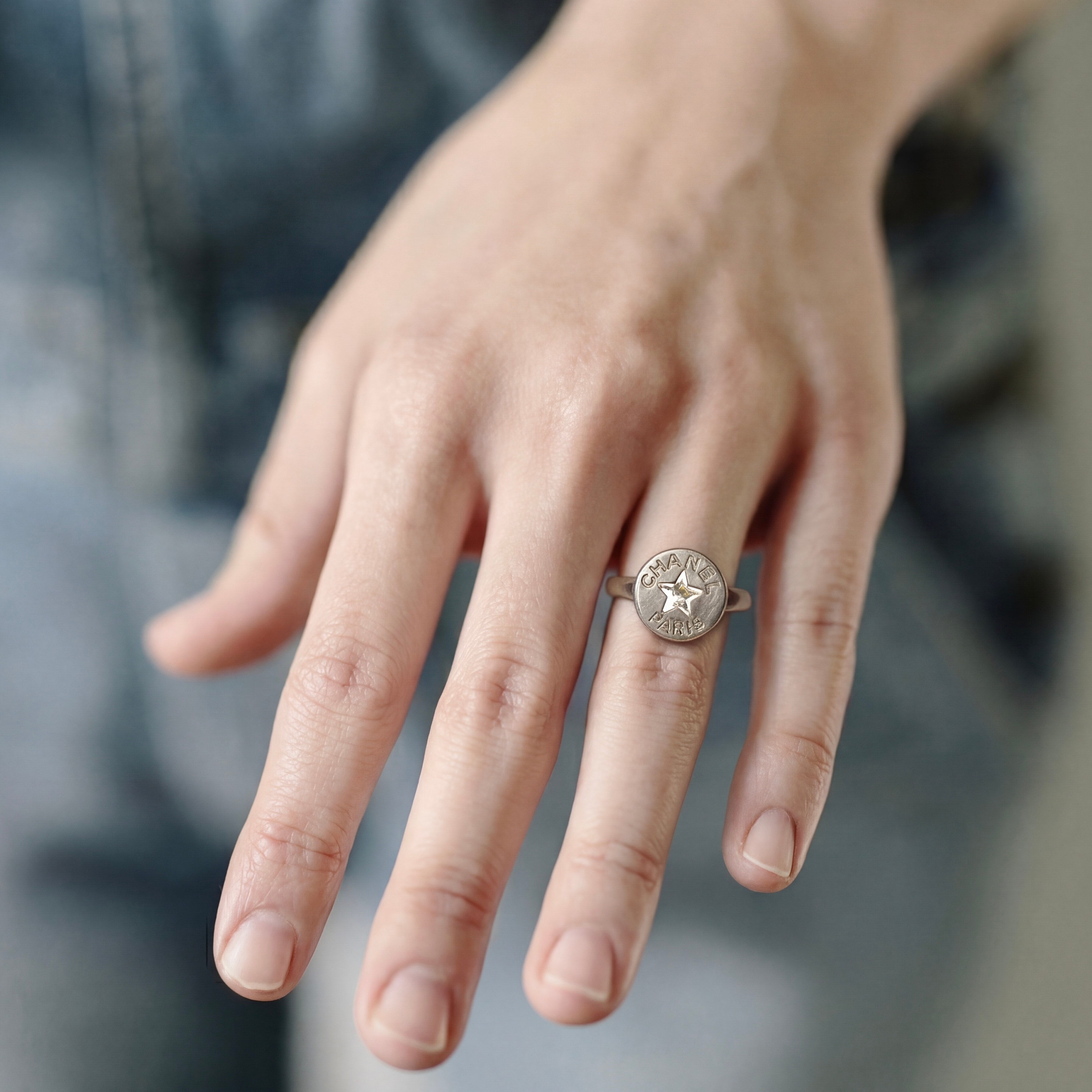 vintage Stud objet Ring