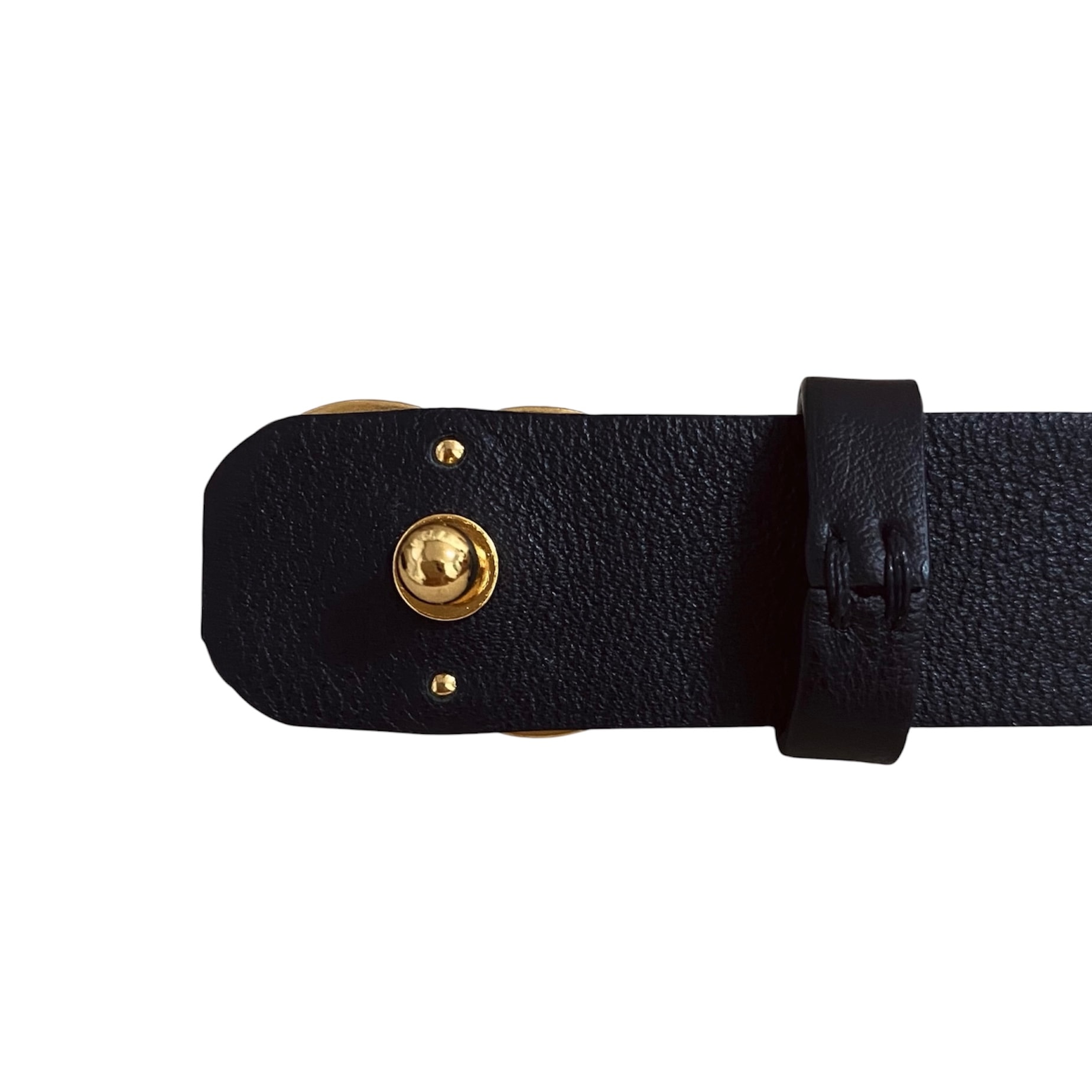 CHANEL hanger CC classic leather belt