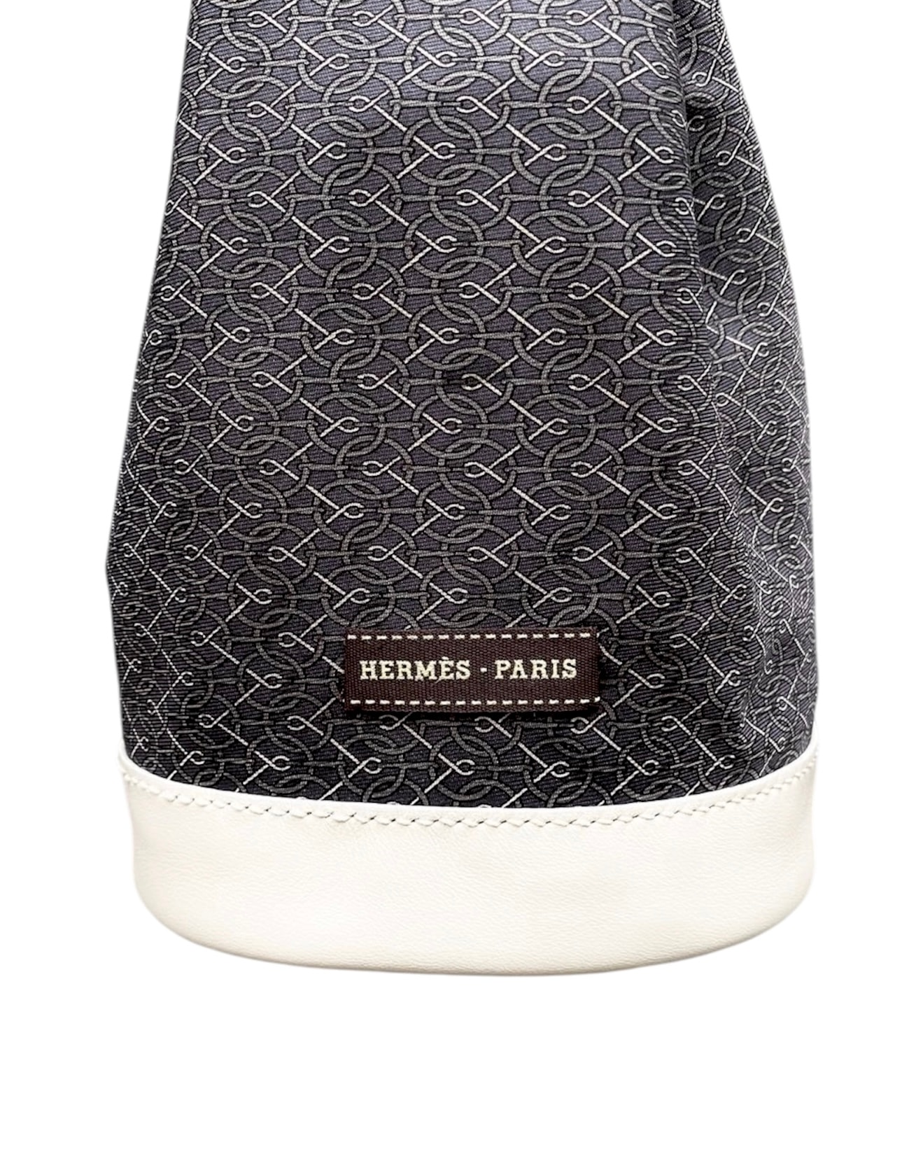 HERMES silk mini bucket bag