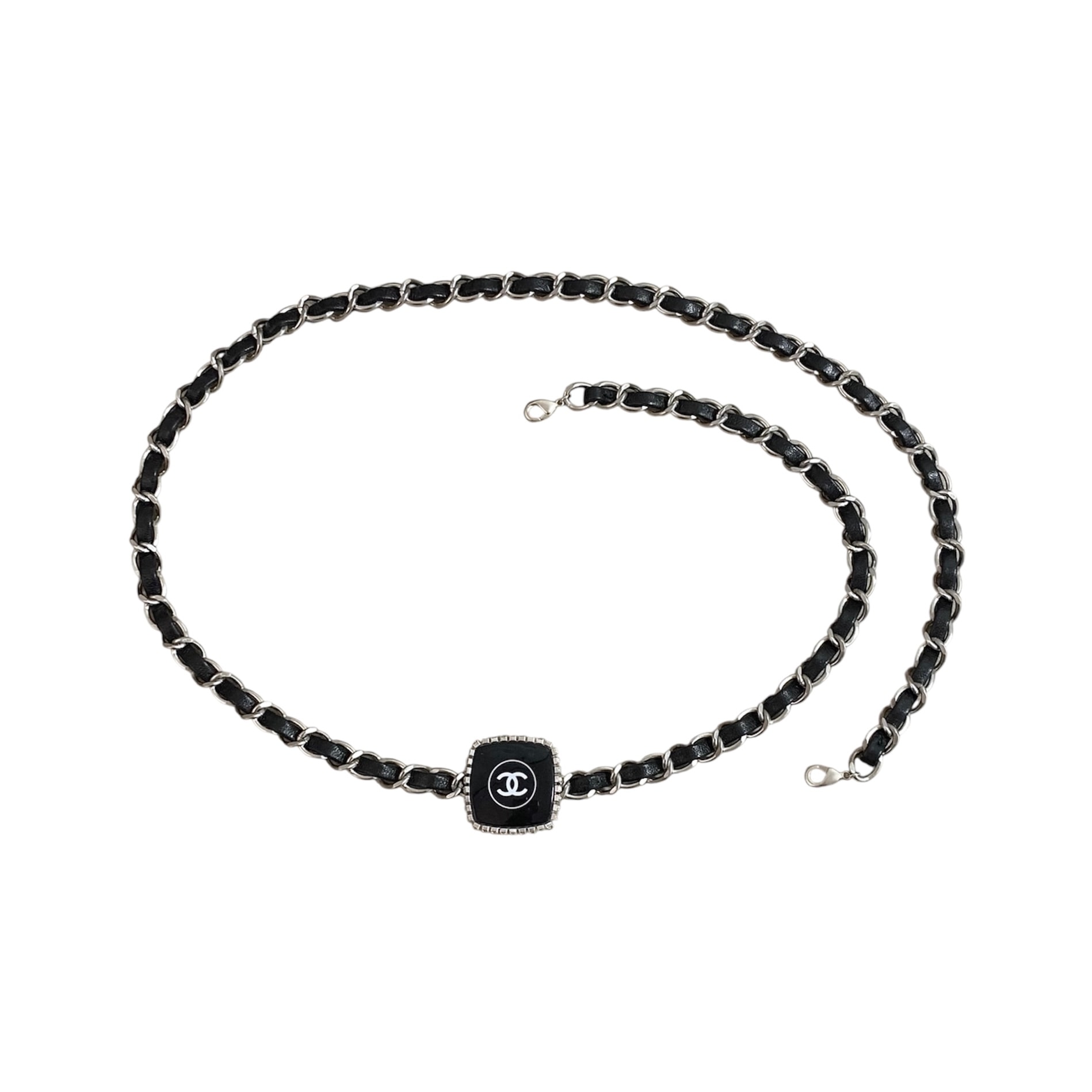 CHANEL Cosmetic leather chain Belt