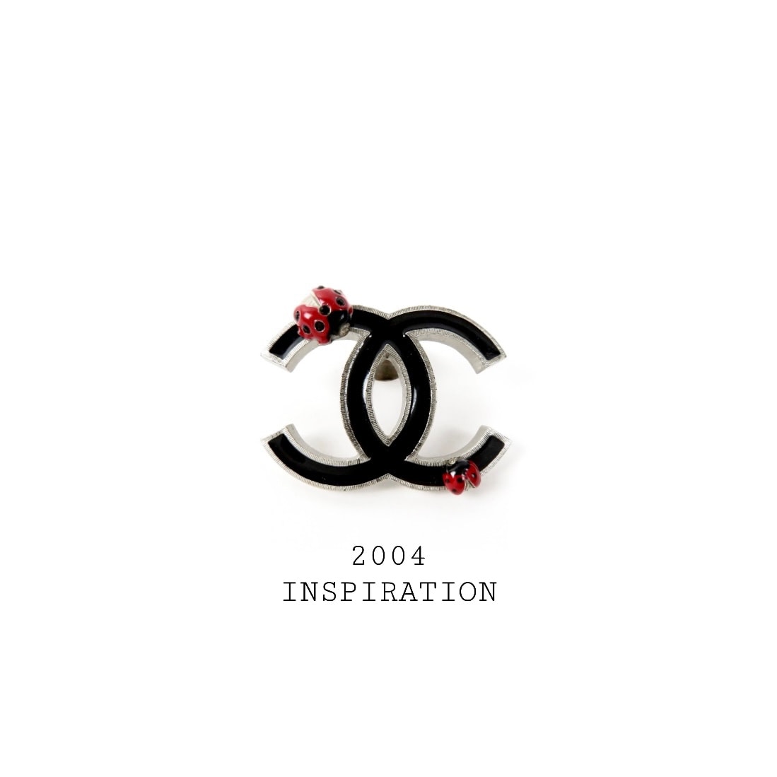 CHANEL ladybug CC brooch