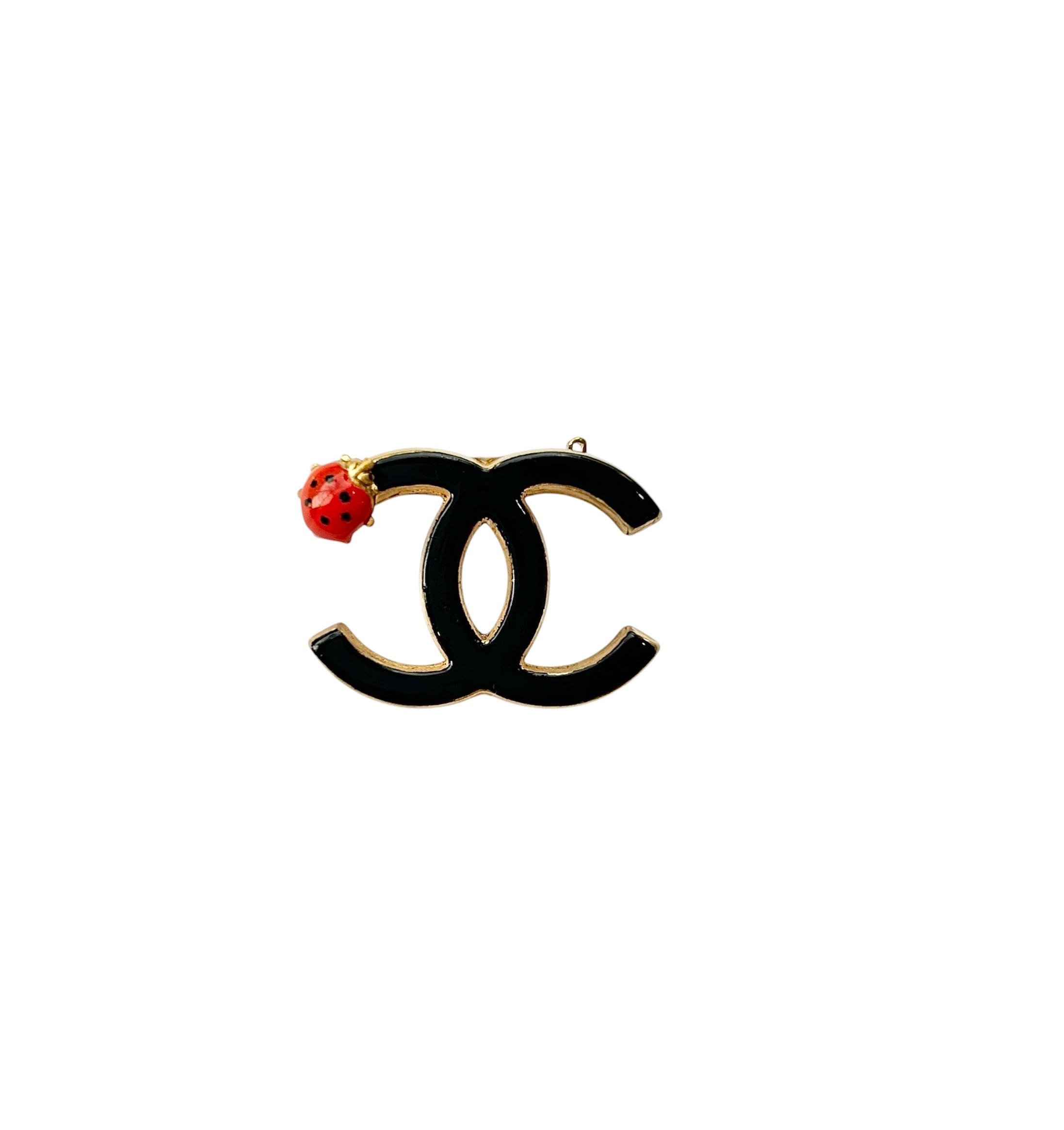 CHANEL ladybug CC brooch
